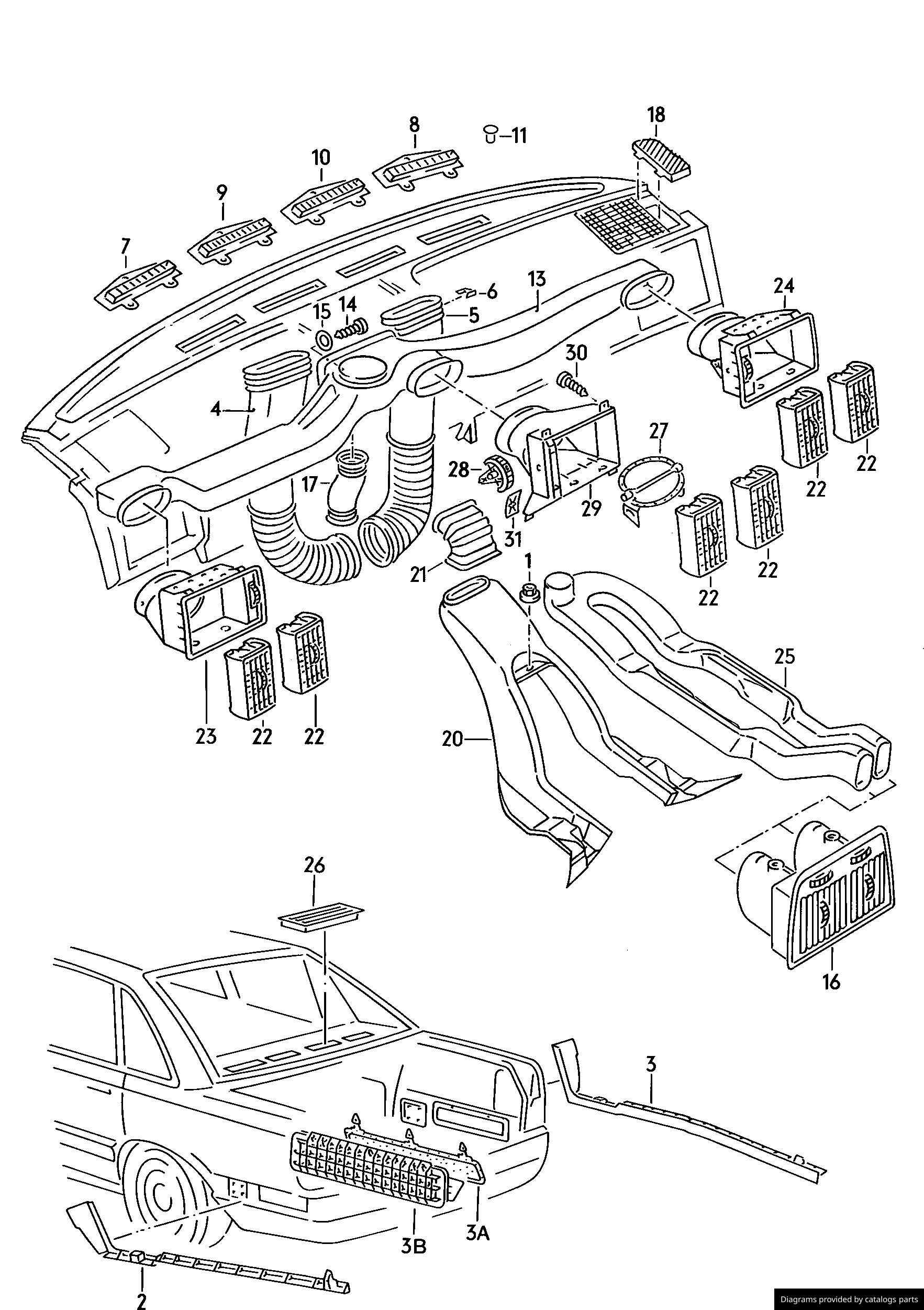 Car part diagram