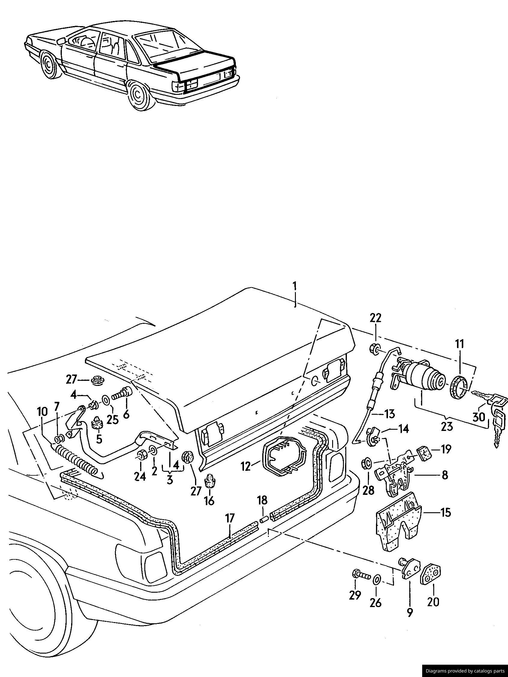 Car part diagram