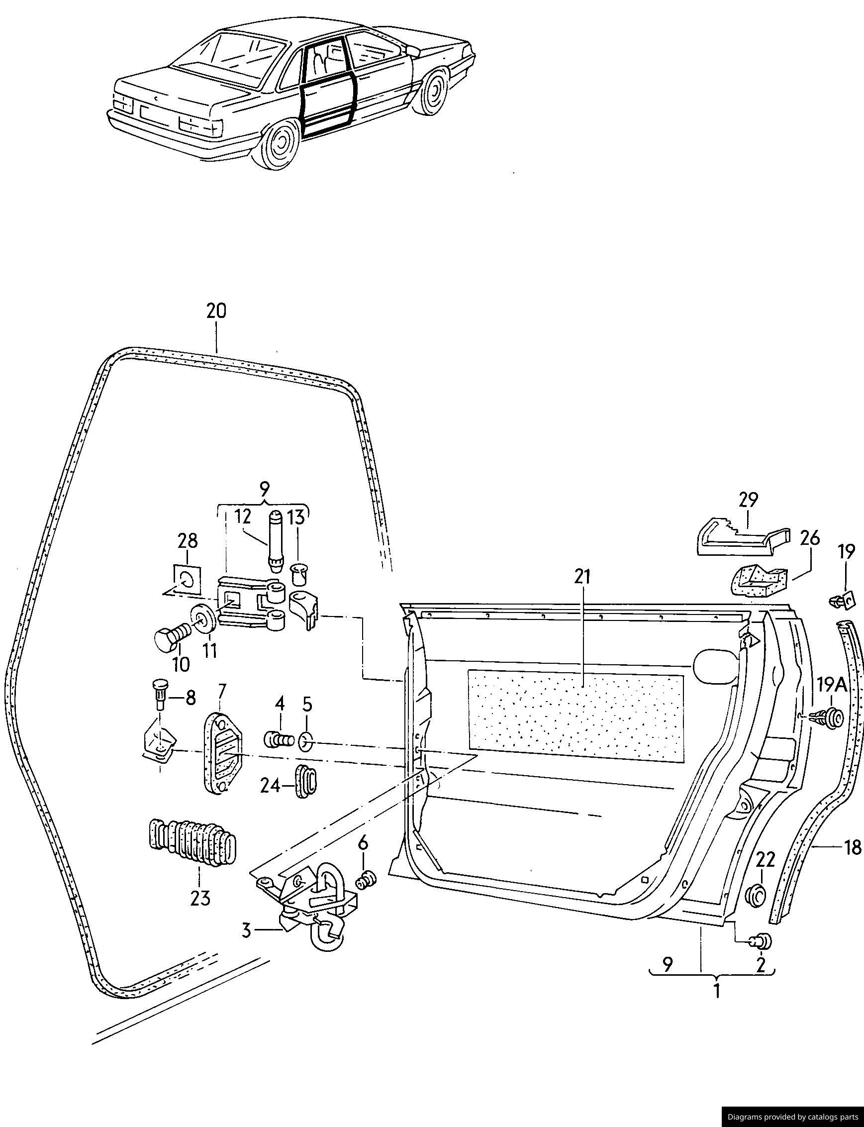 Car part diagram