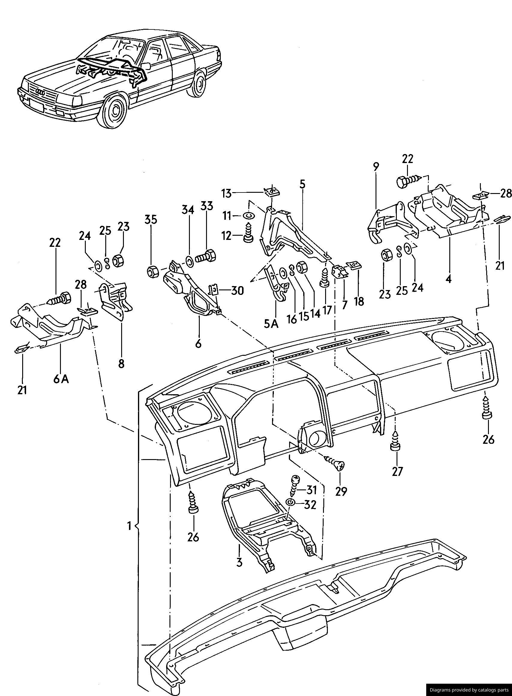 Car part diagram