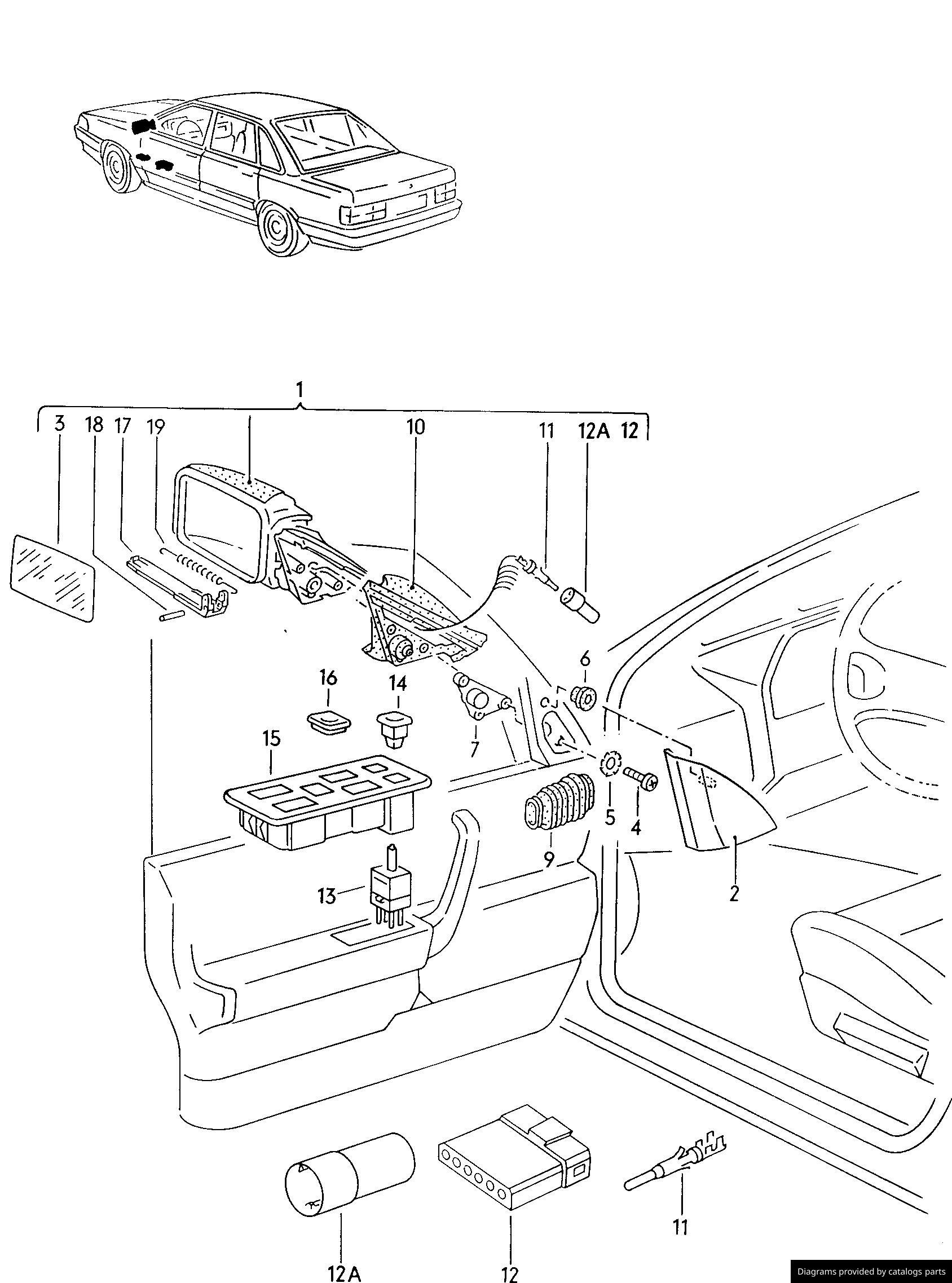 Car part diagram