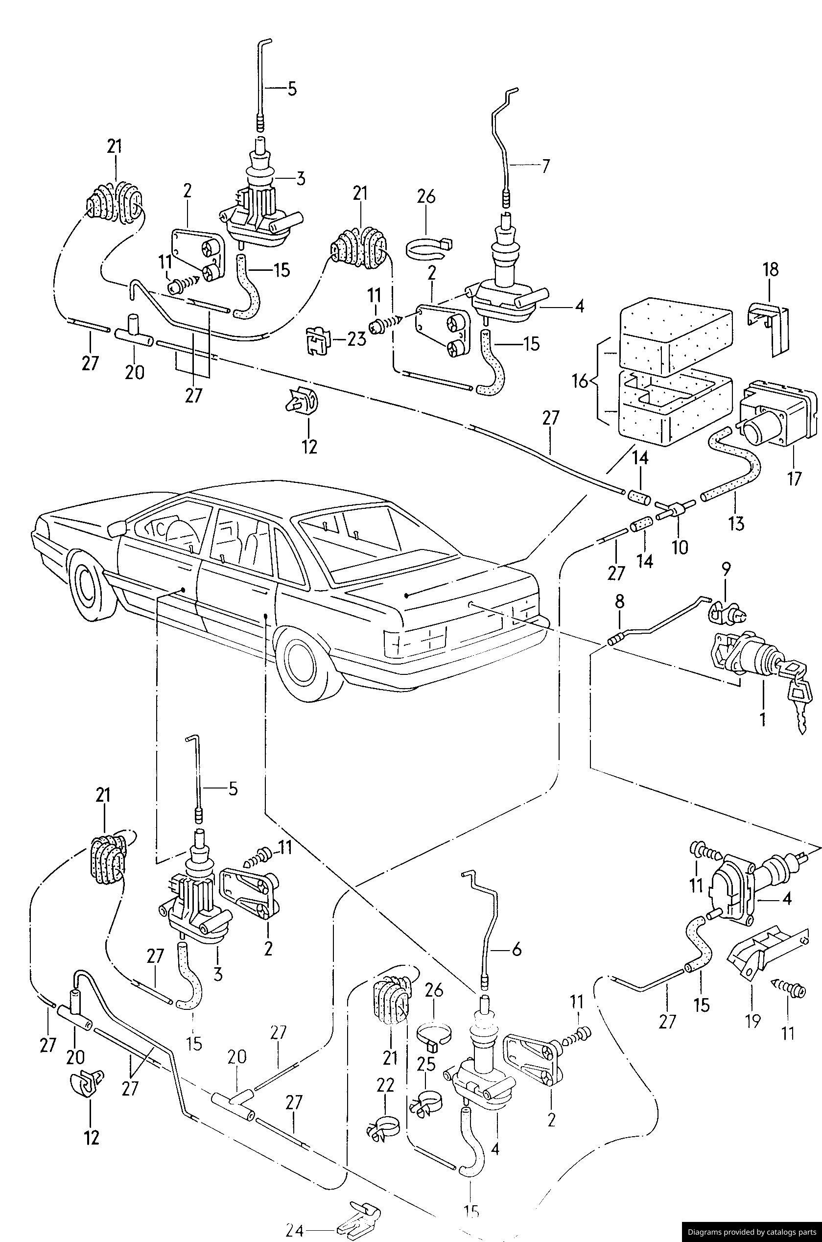 Car part diagram