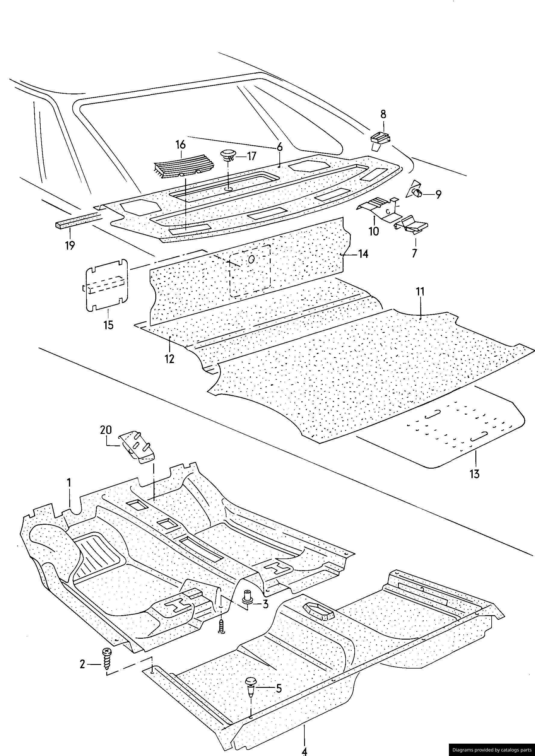 Car part diagram