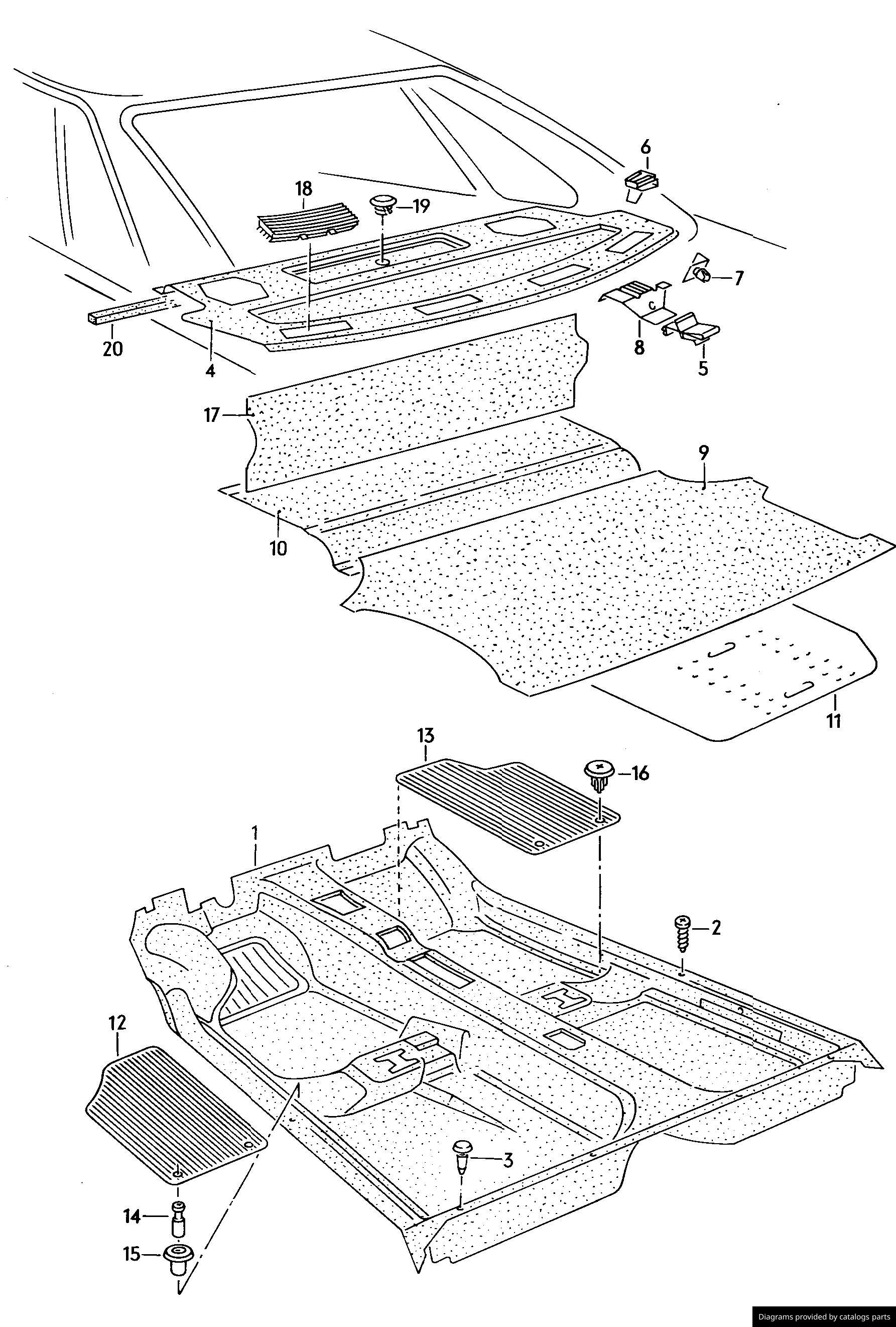 Car part diagram