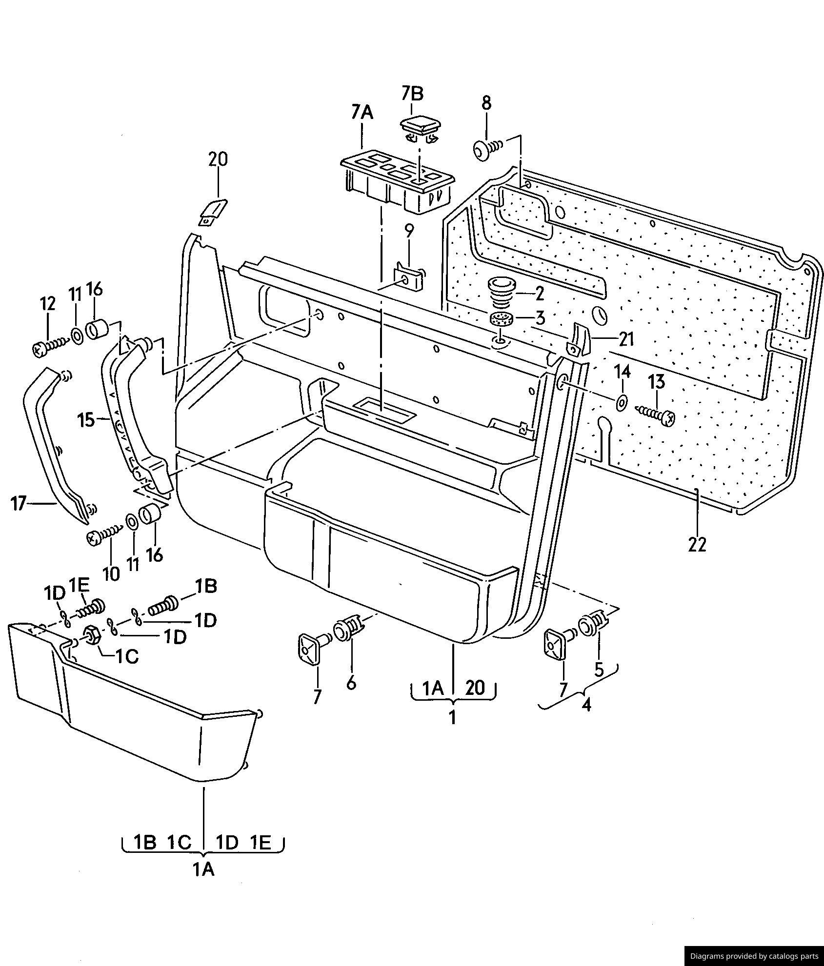 Car part diagram