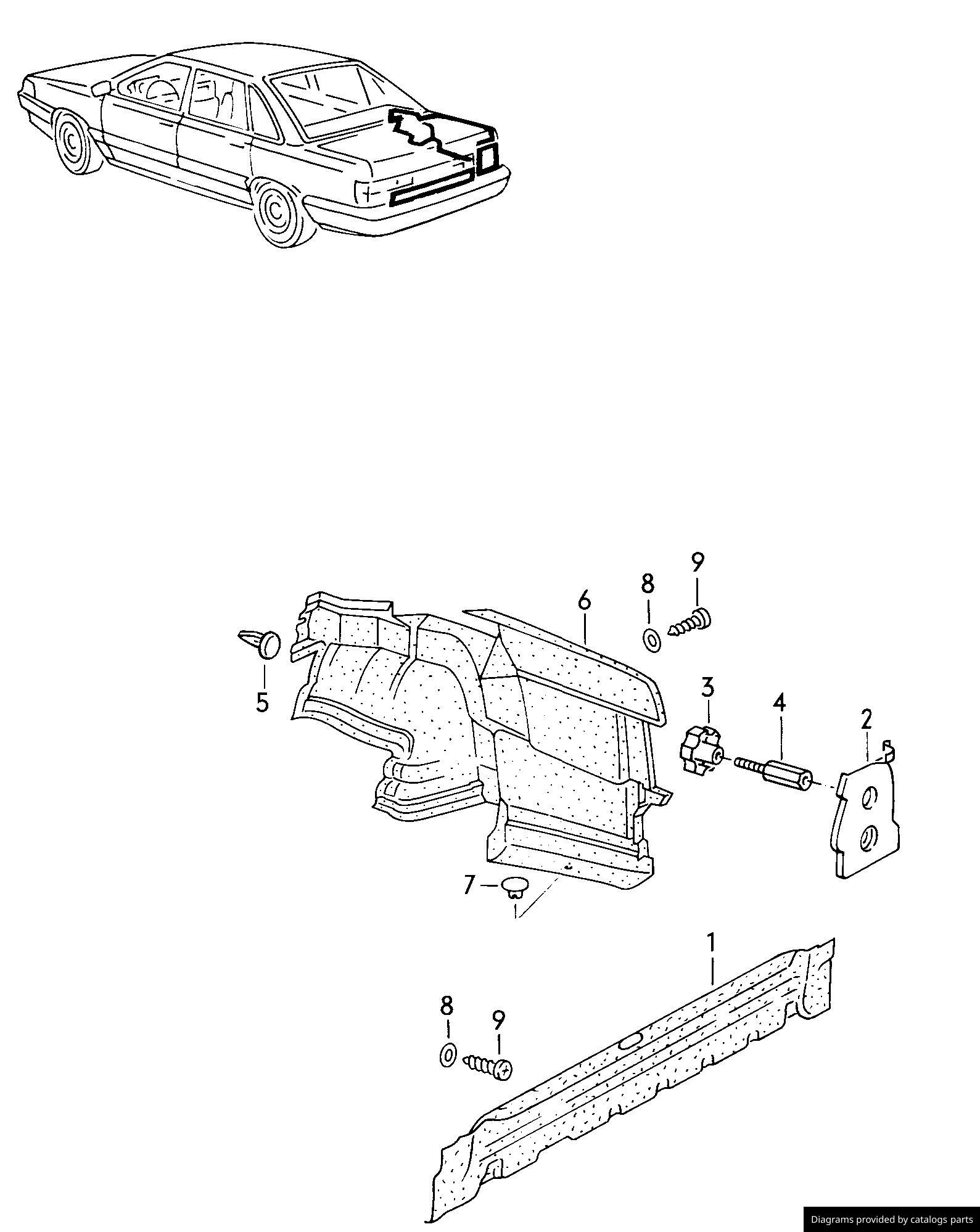 Car part diagram