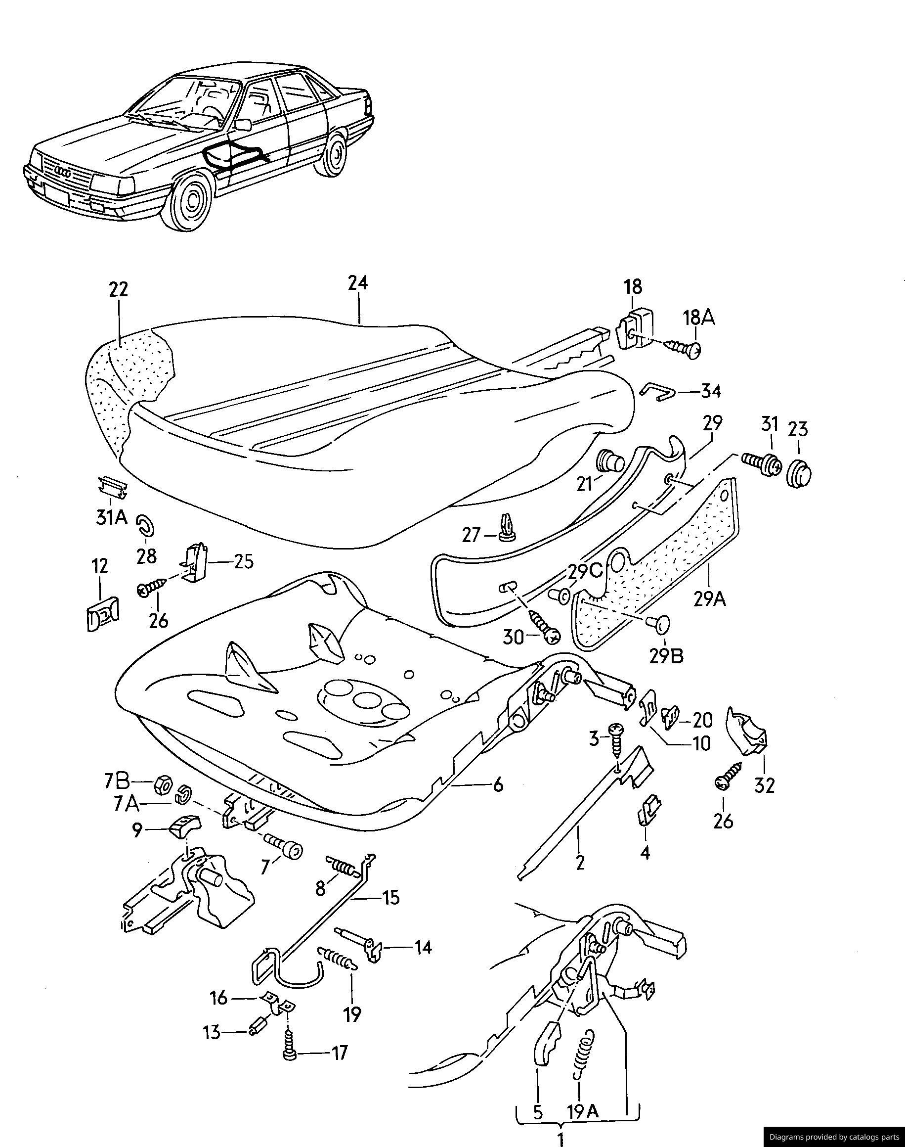 Car part diagram