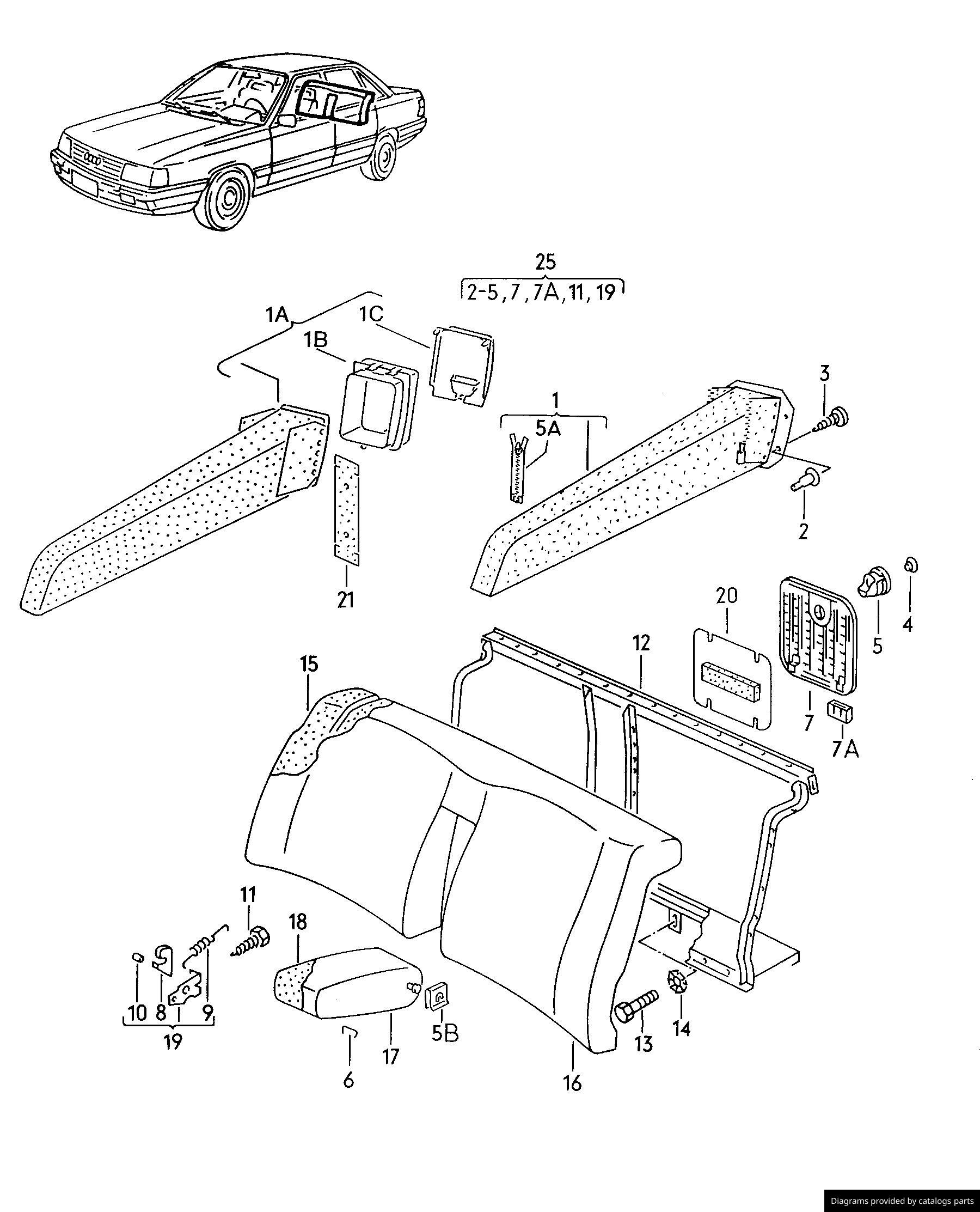 Car part diagram