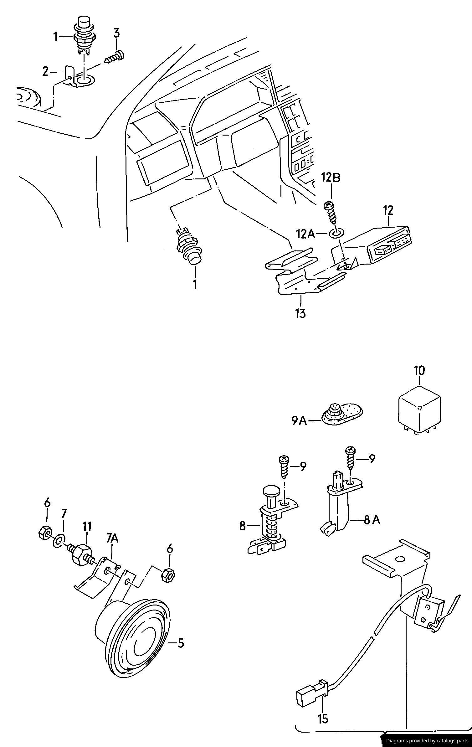 Car part diagram