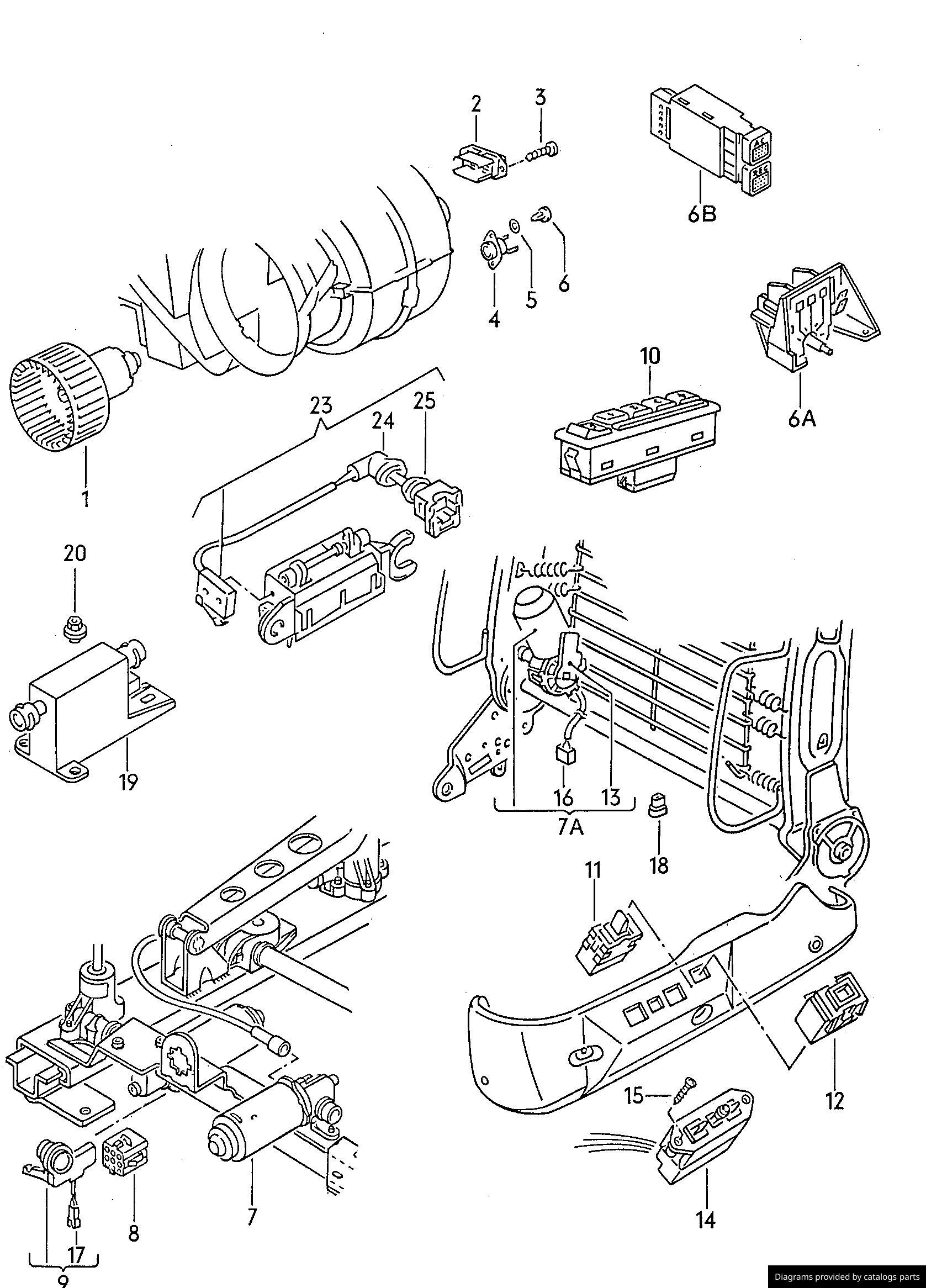 Car part diagram