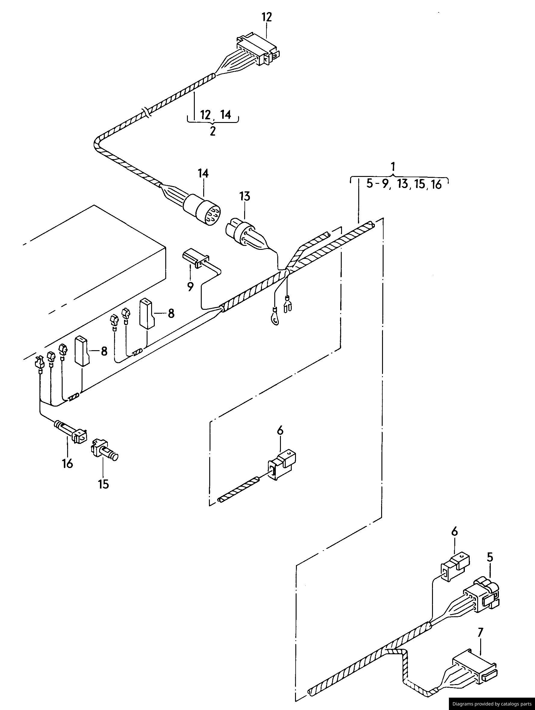 Car part diagram