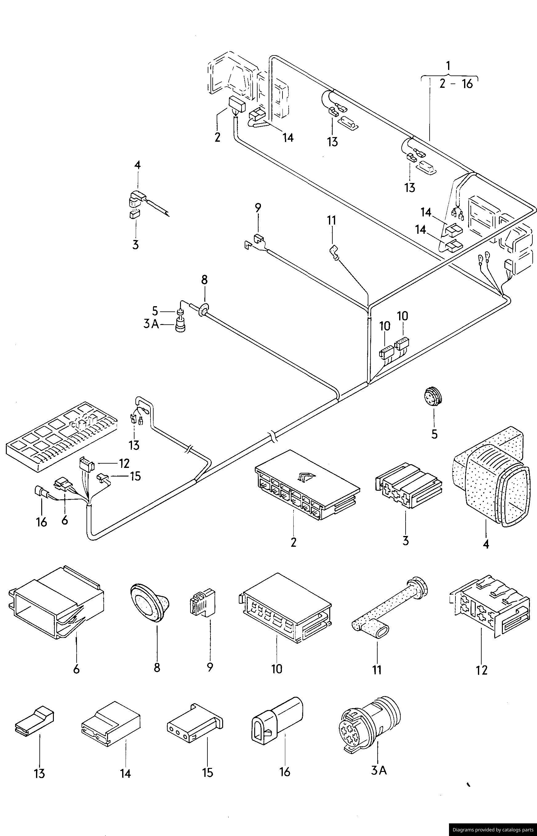 Car part diagram