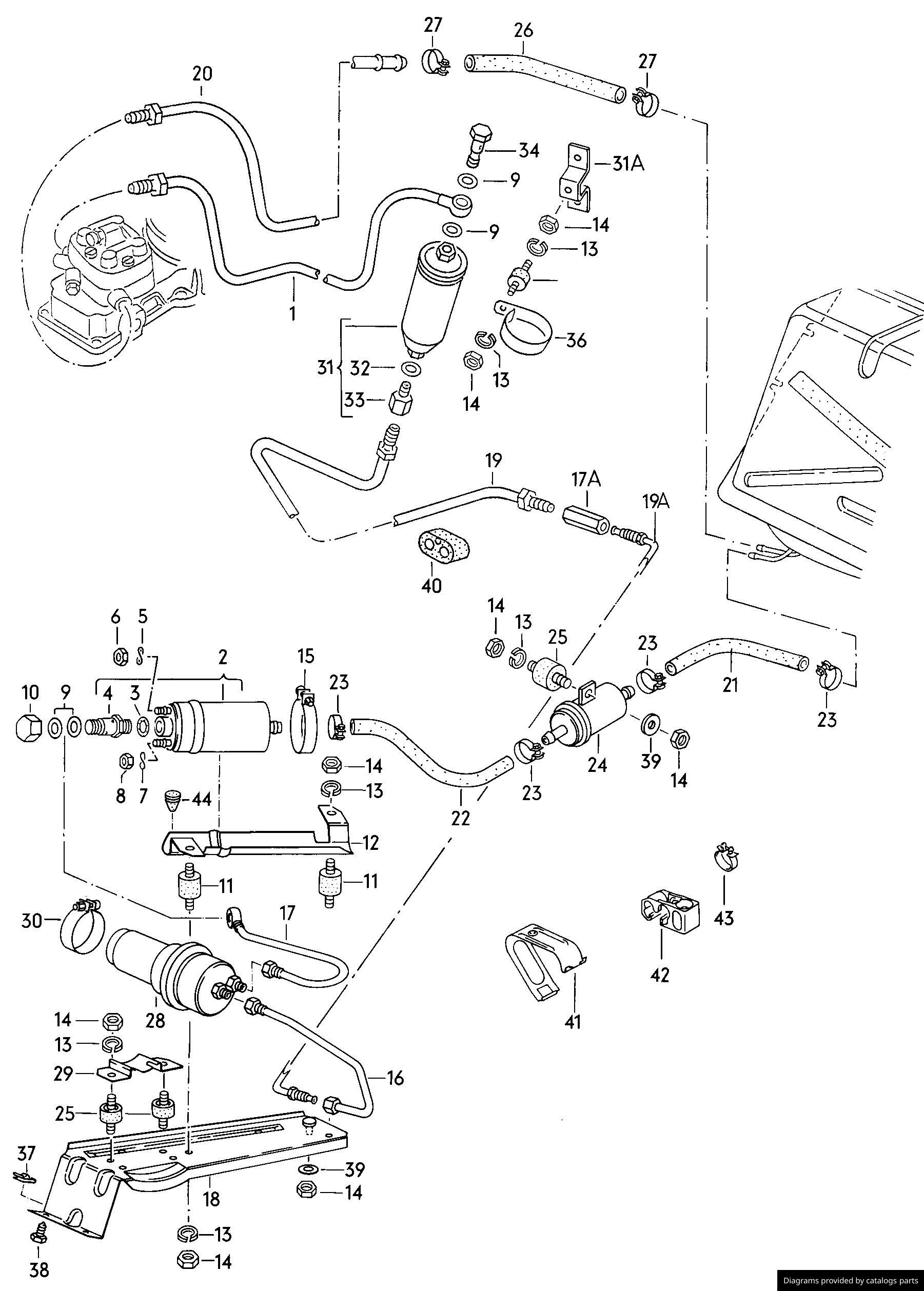 Car part diagram