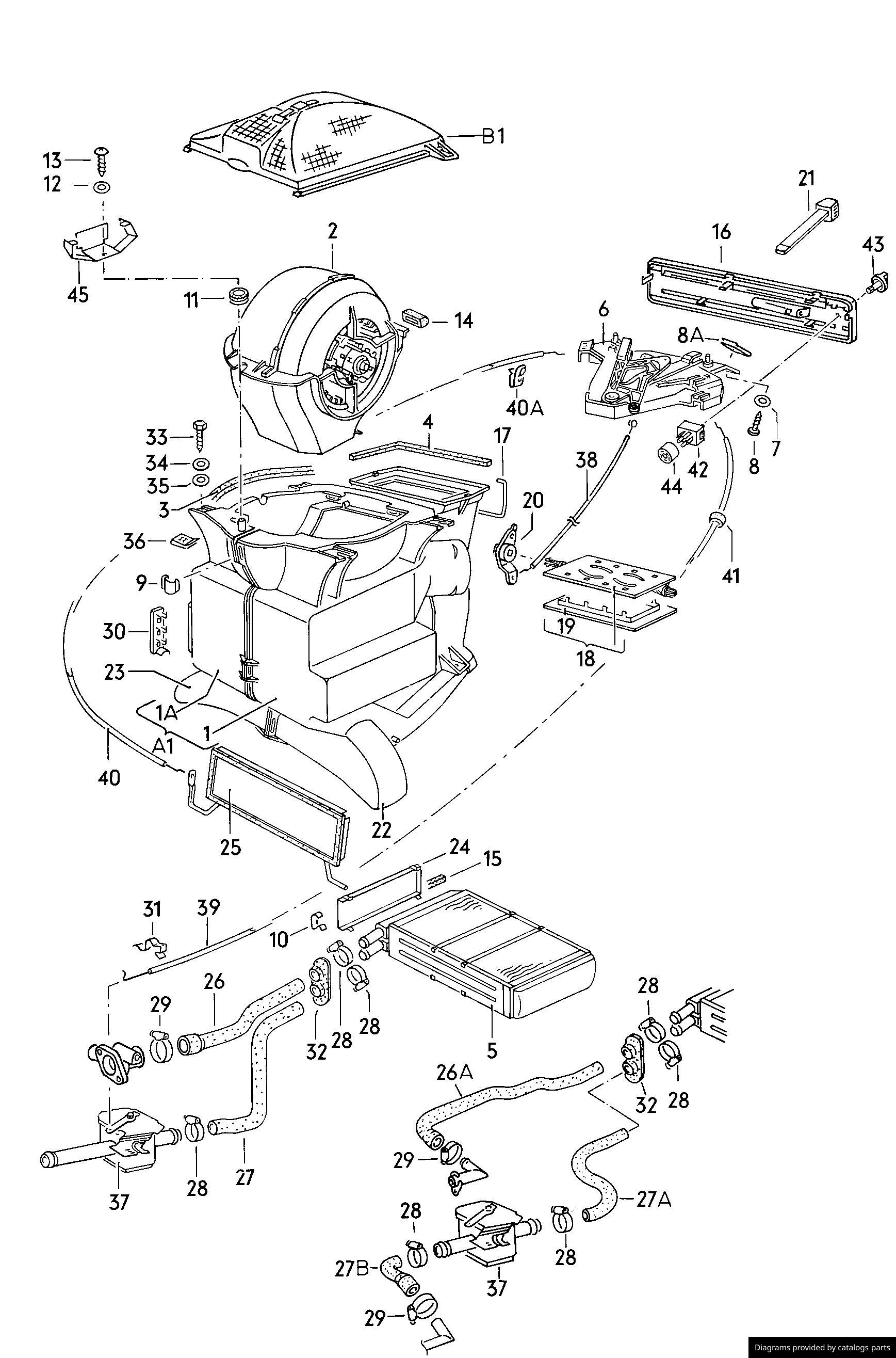 Car part diagram