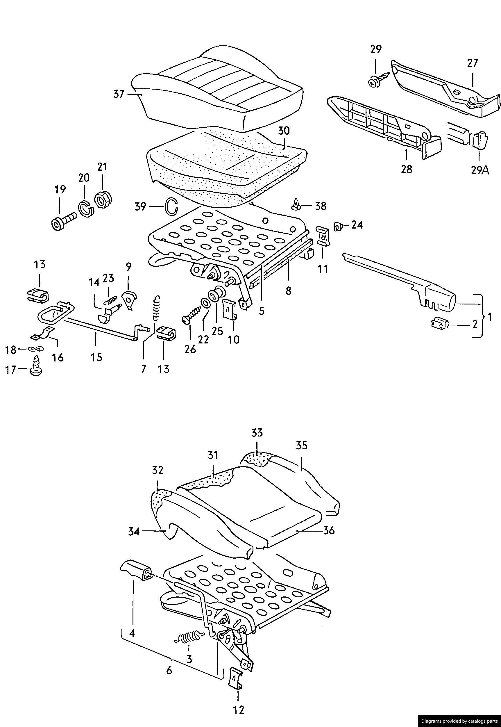 Car part diagram