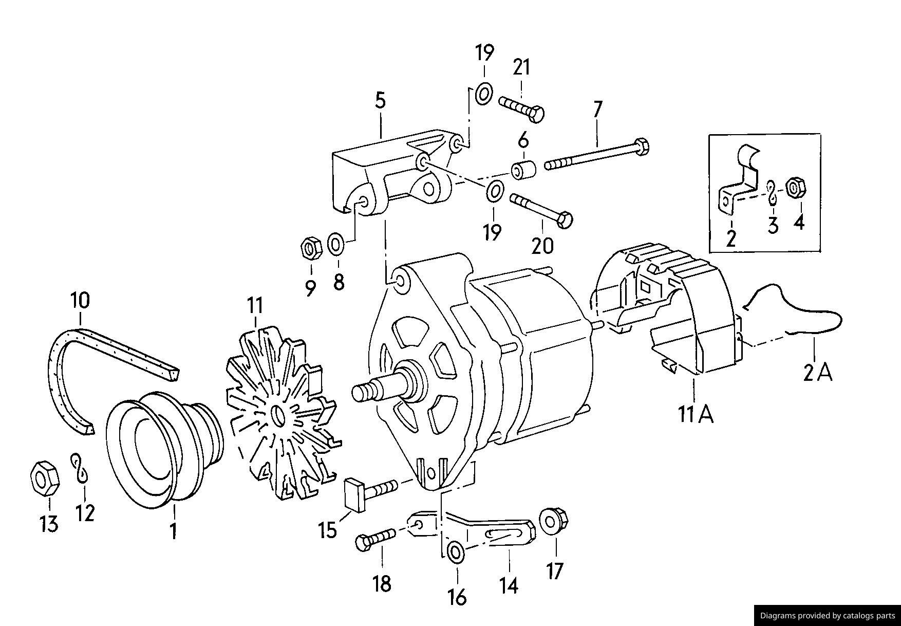 Car part diagram