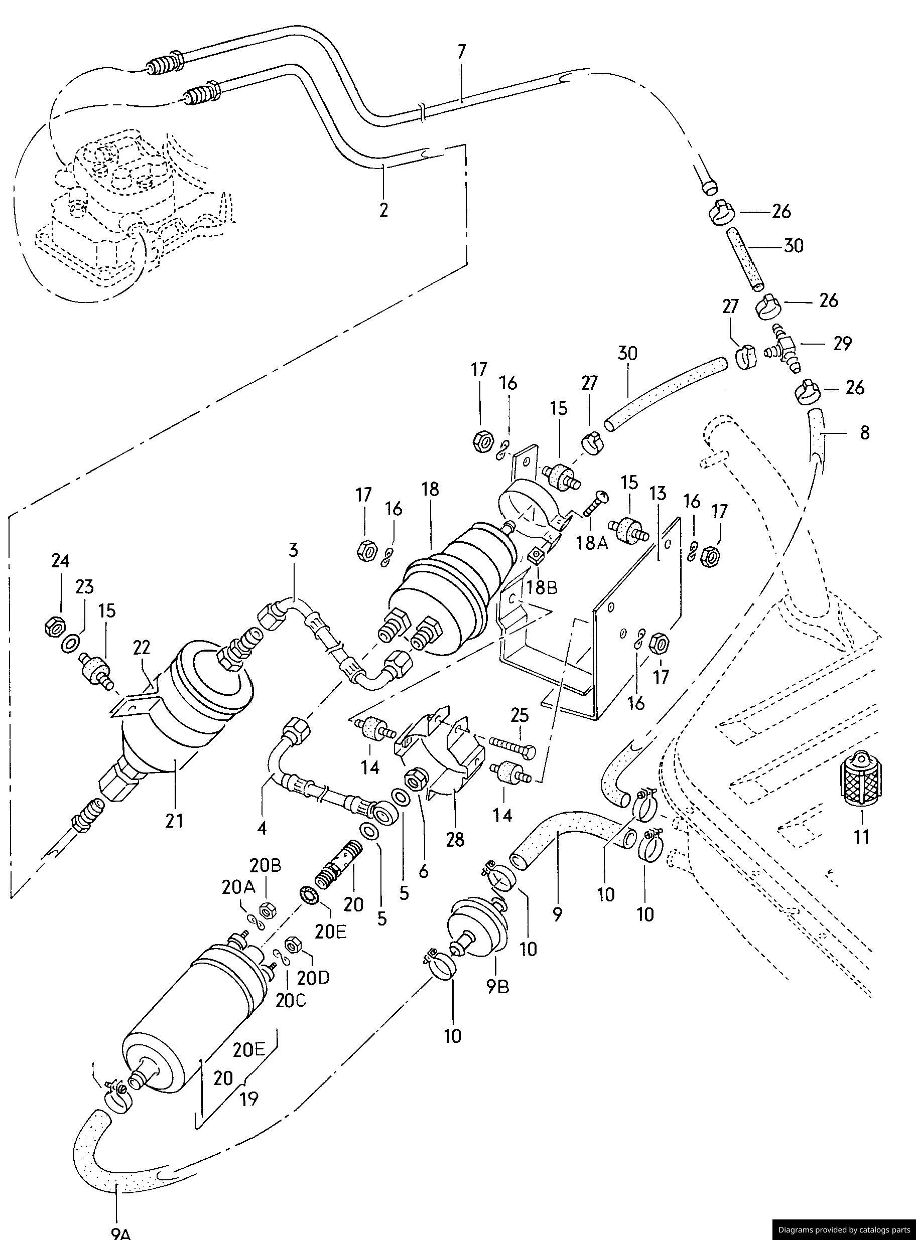 Car part diagram