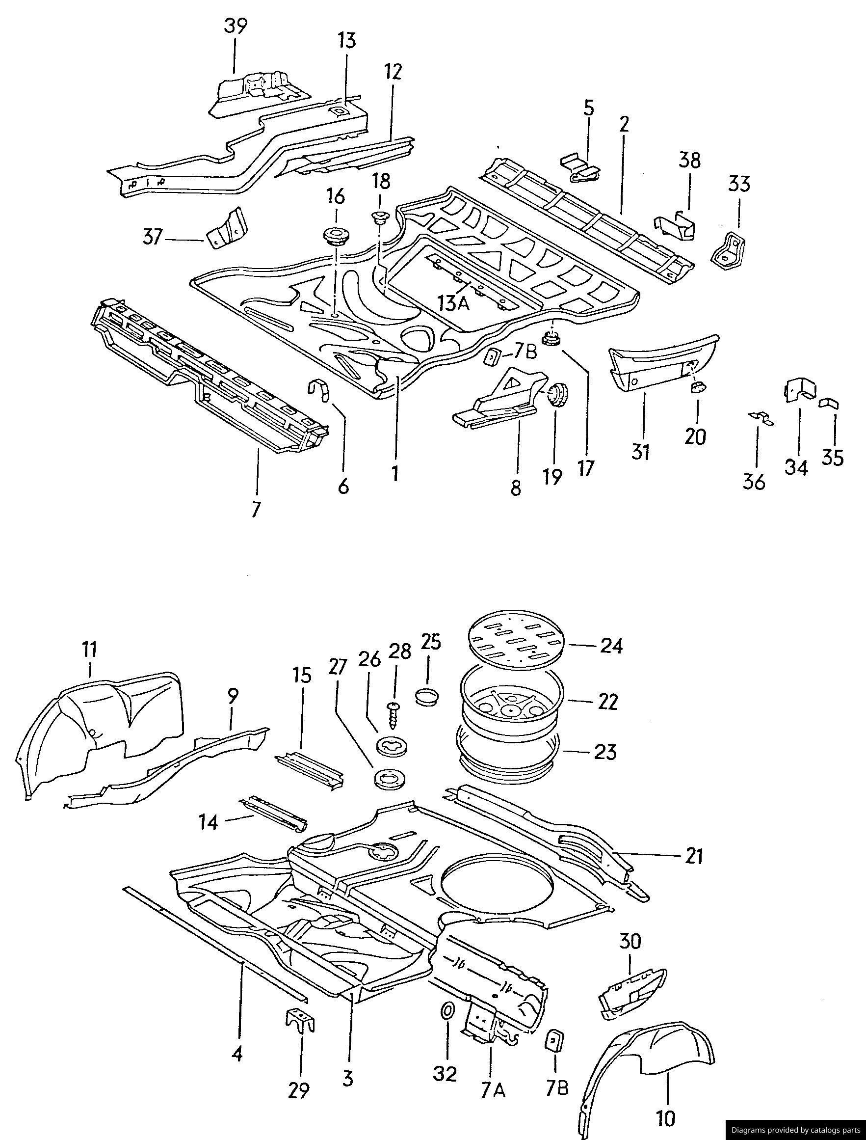 Car part diagram