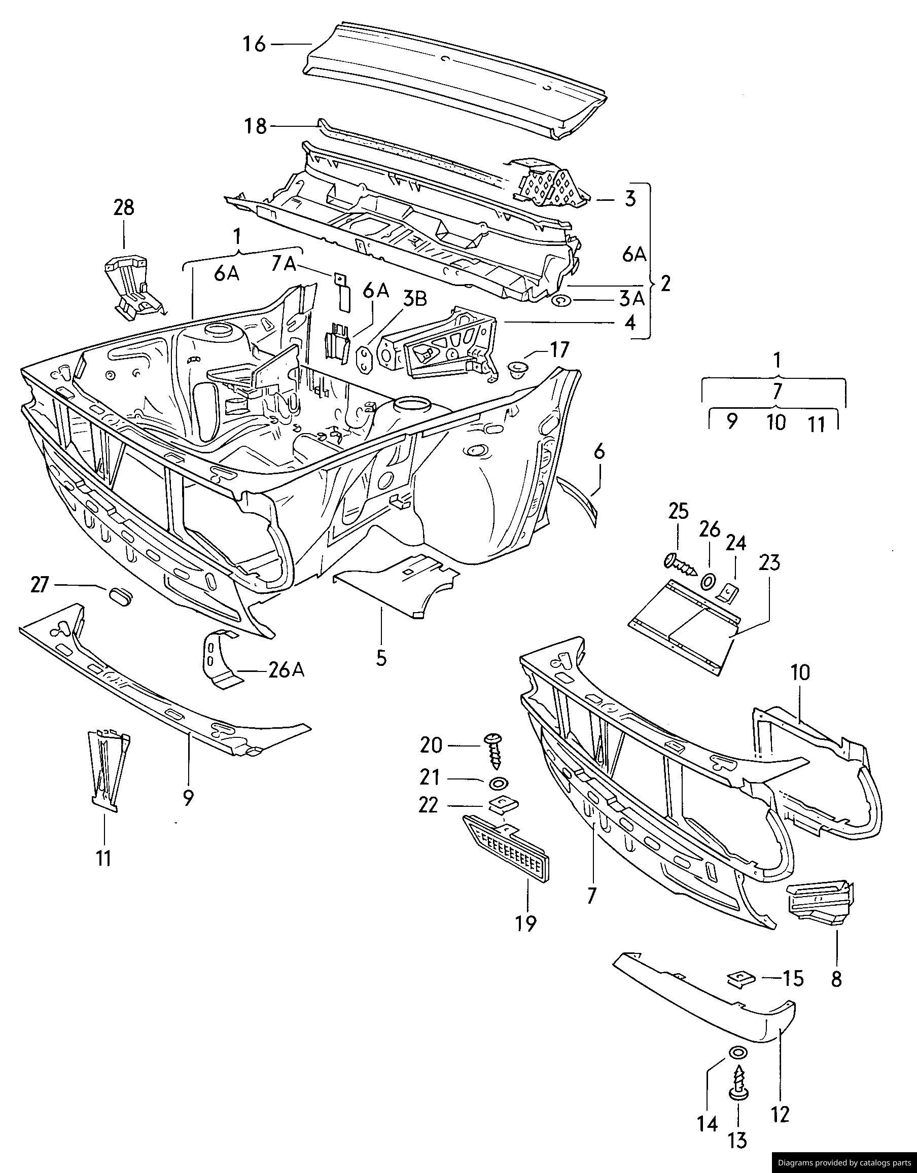 Car part diagram