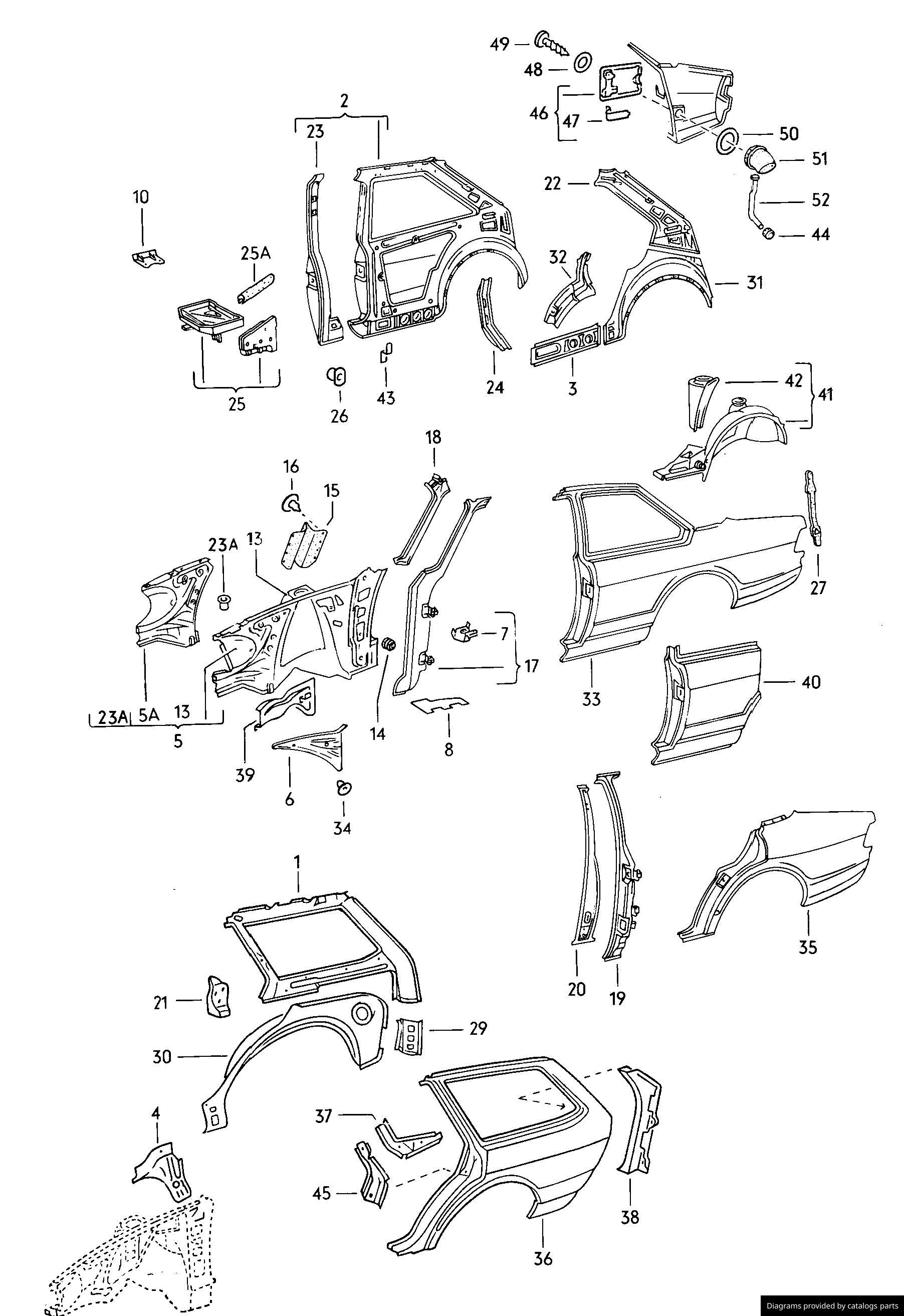 Car part diagram