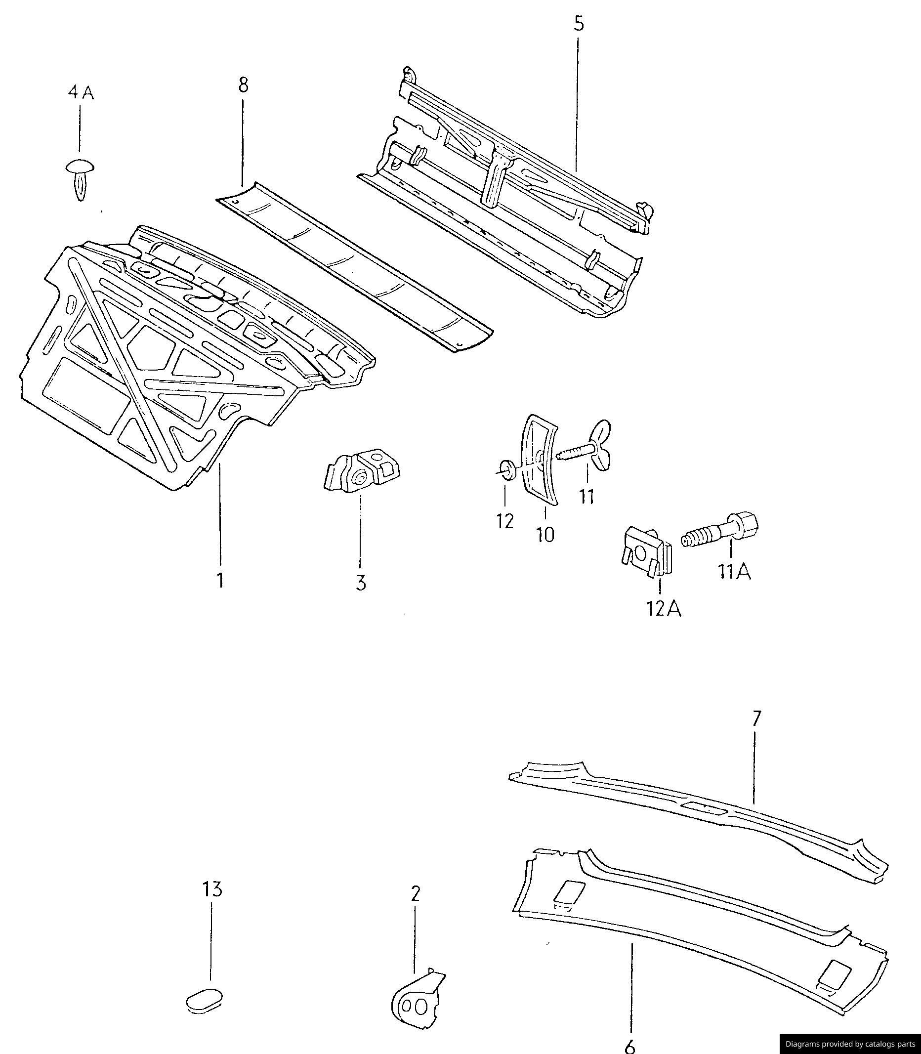 Car part diagram