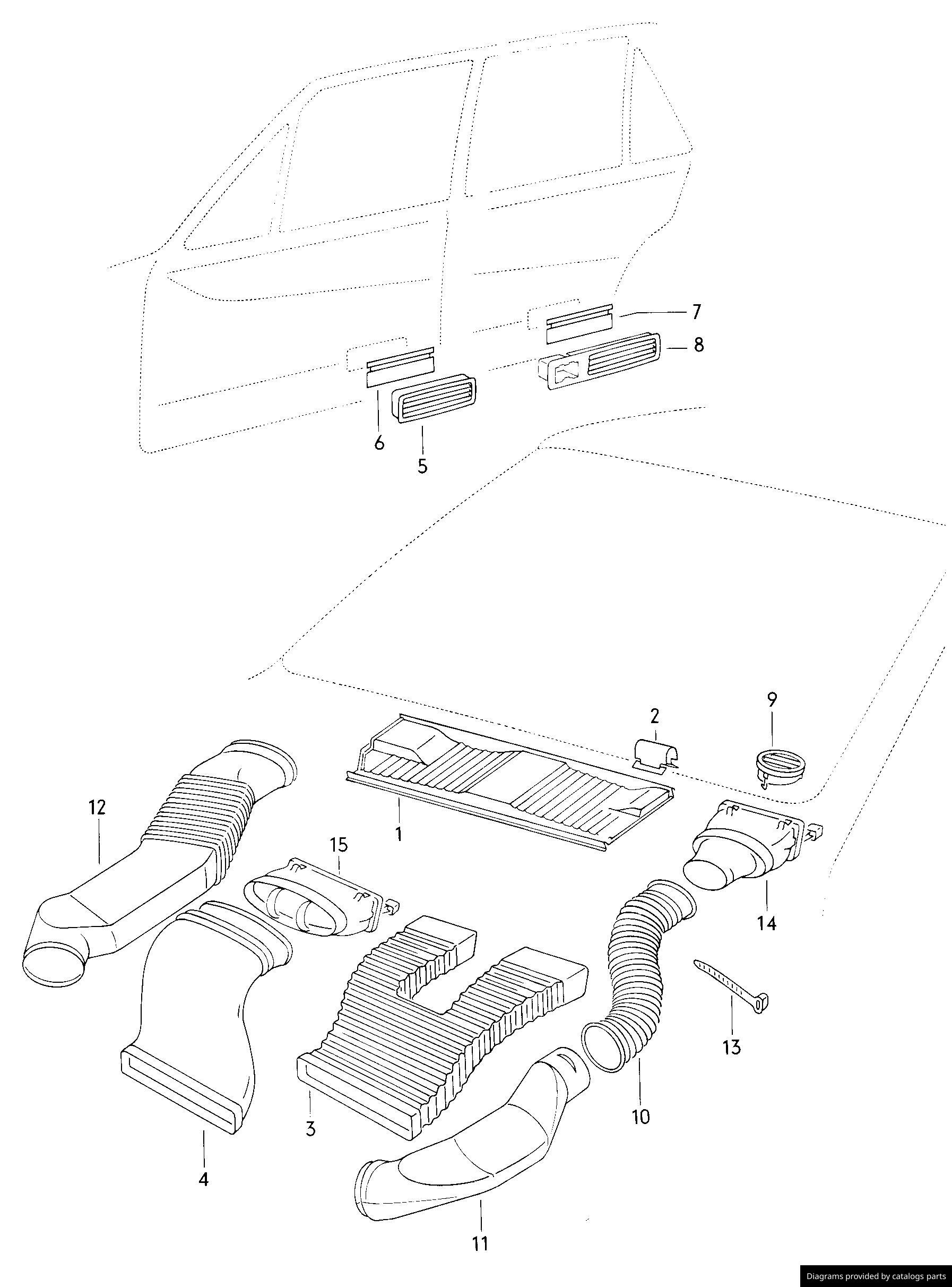 Car part diagram