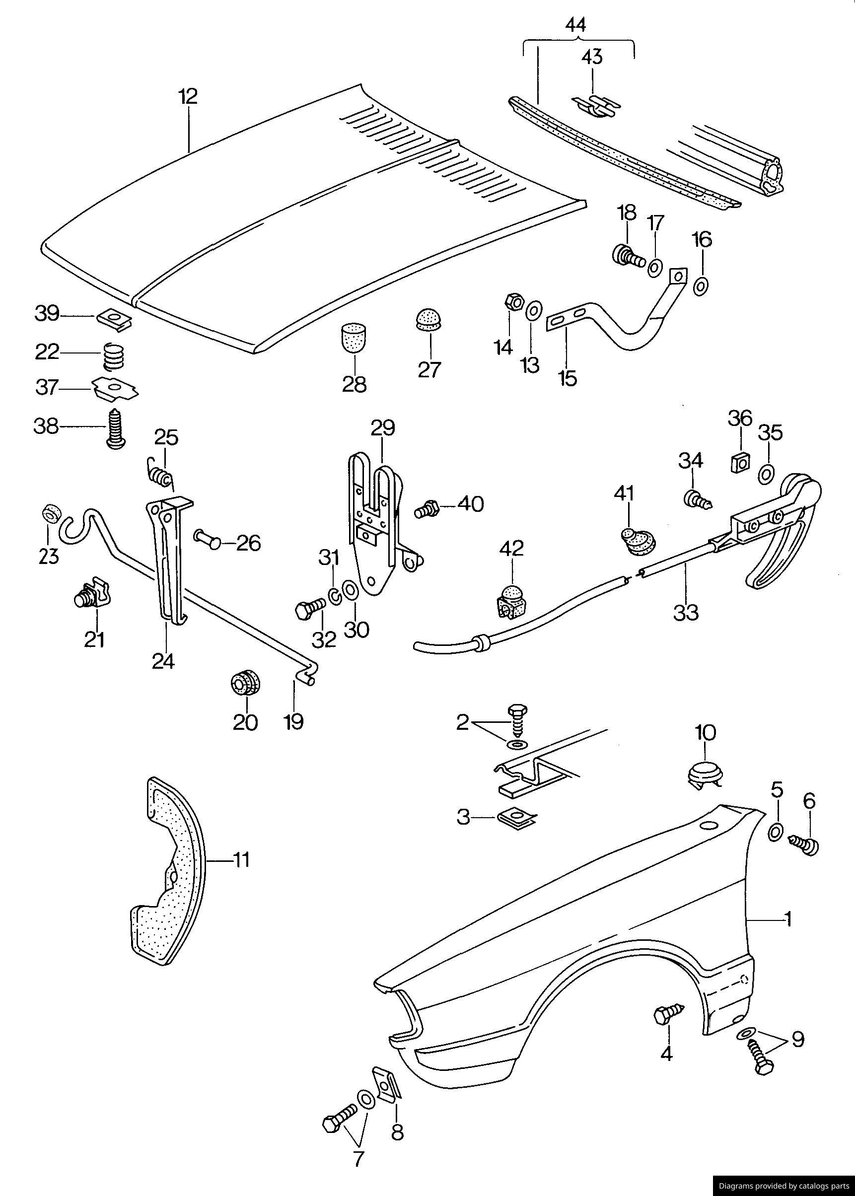Car part diagram
