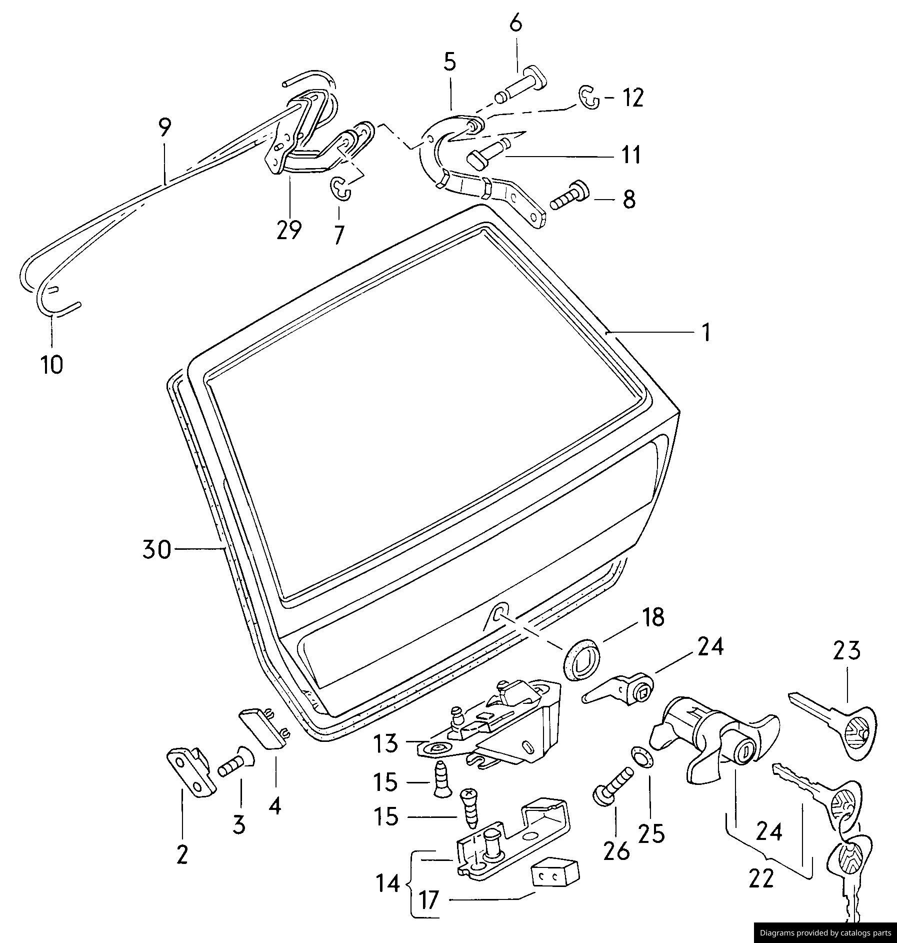 Car part diagram