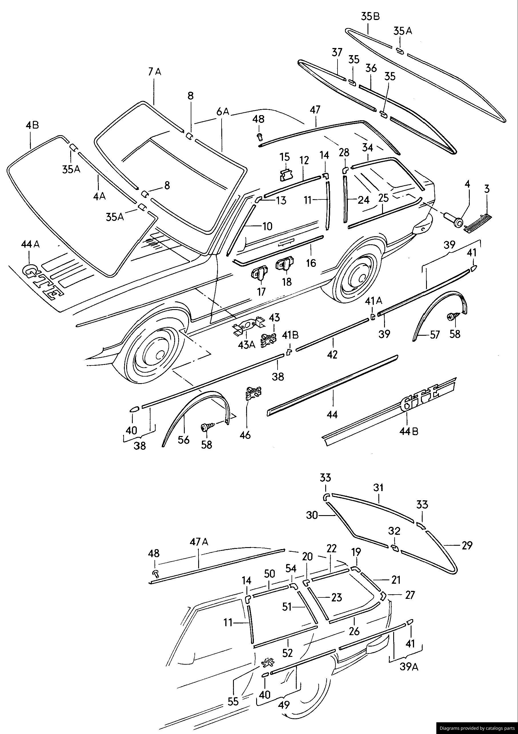 Car part diagram