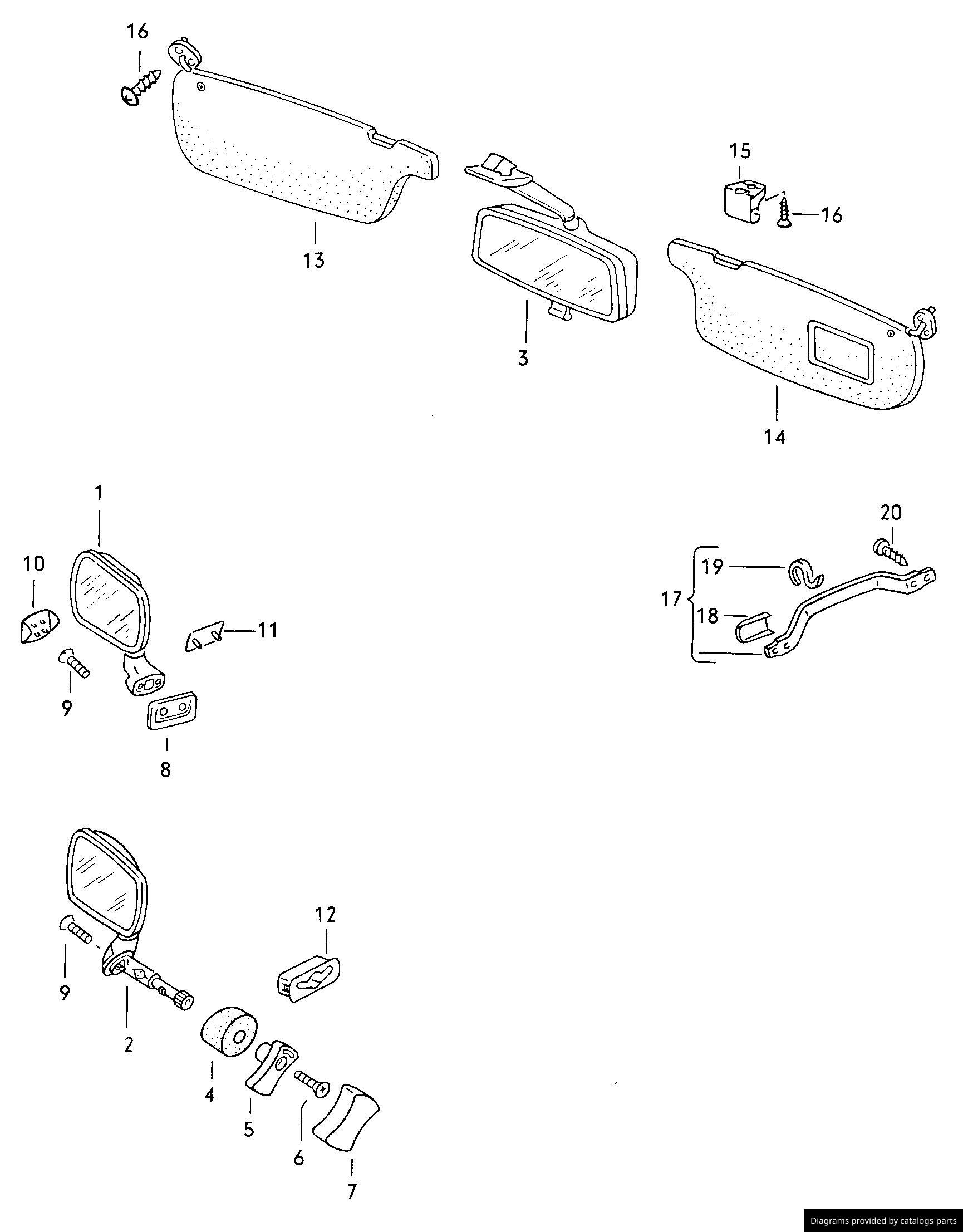 Car part diagram