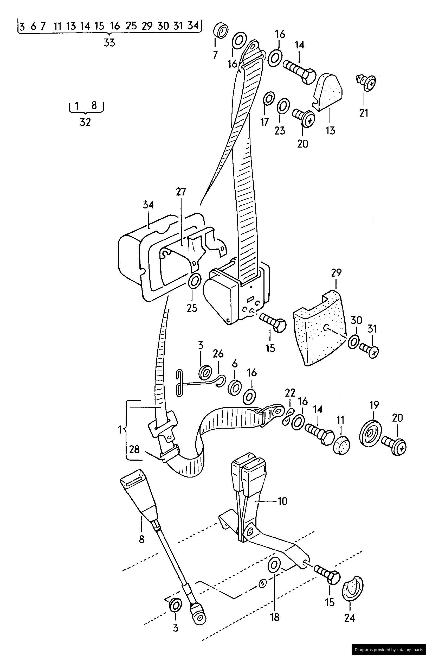 Car part diagram