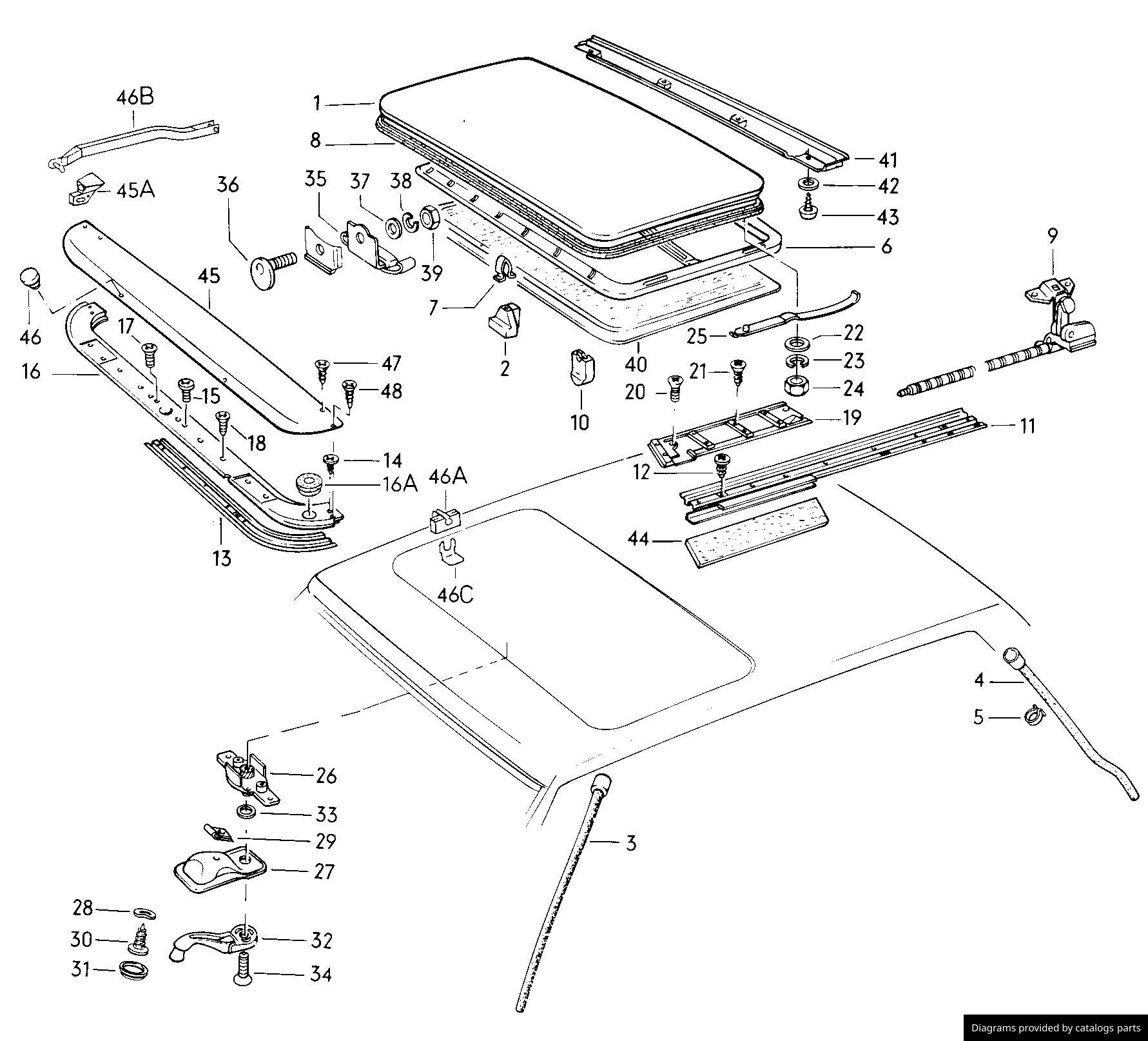 Car part diagram