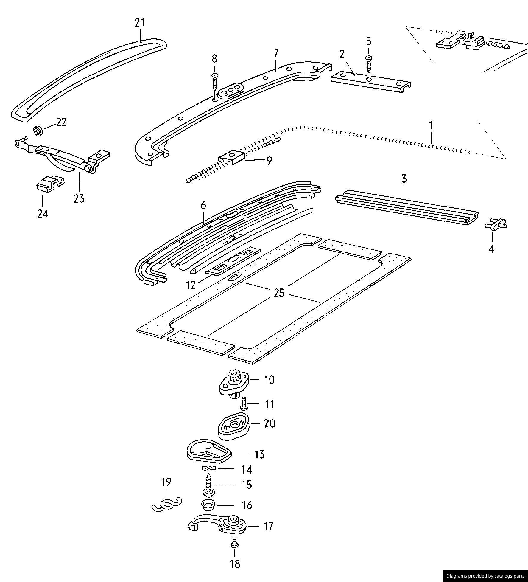 Car part diagram