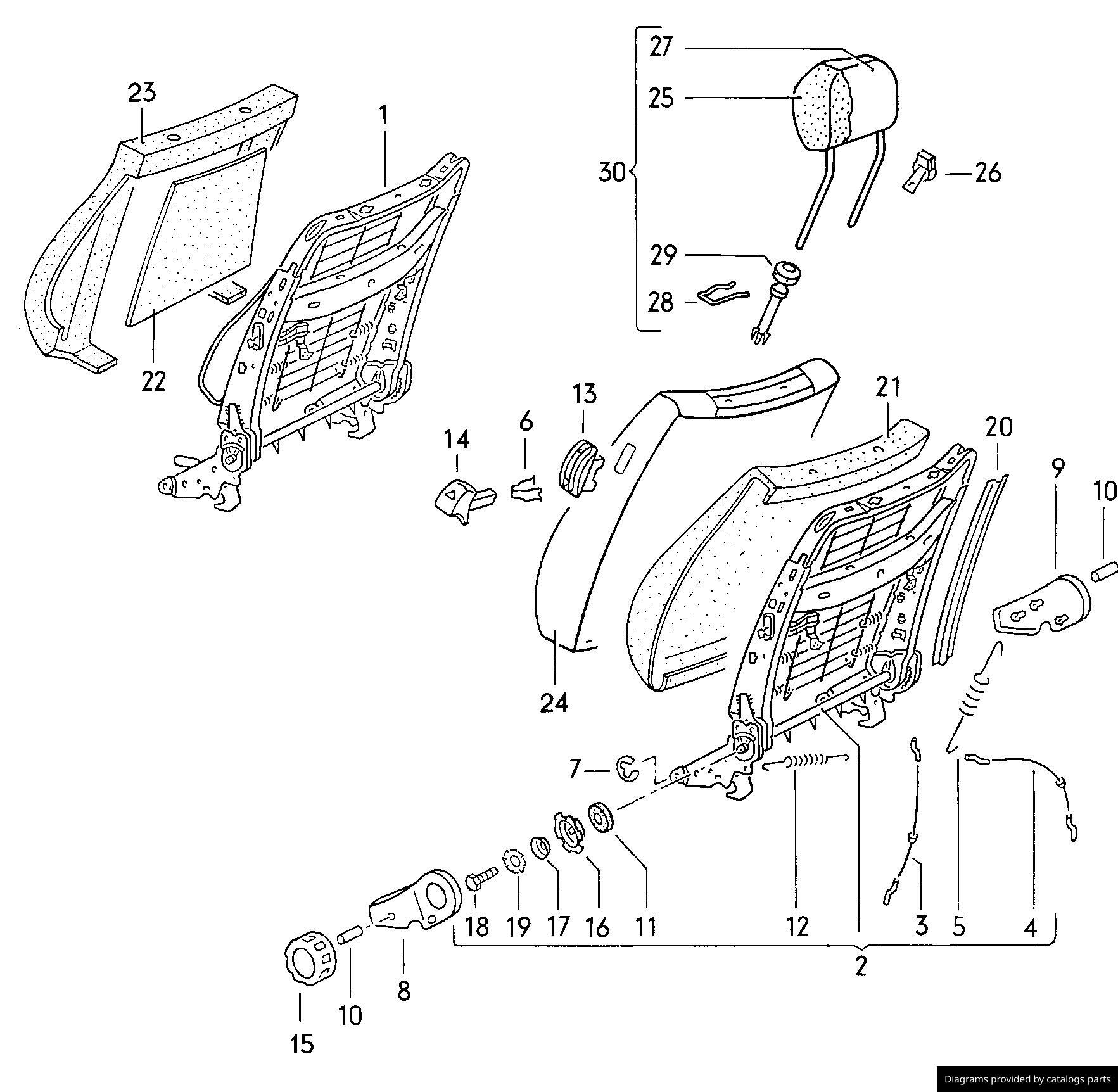 Car part diagram