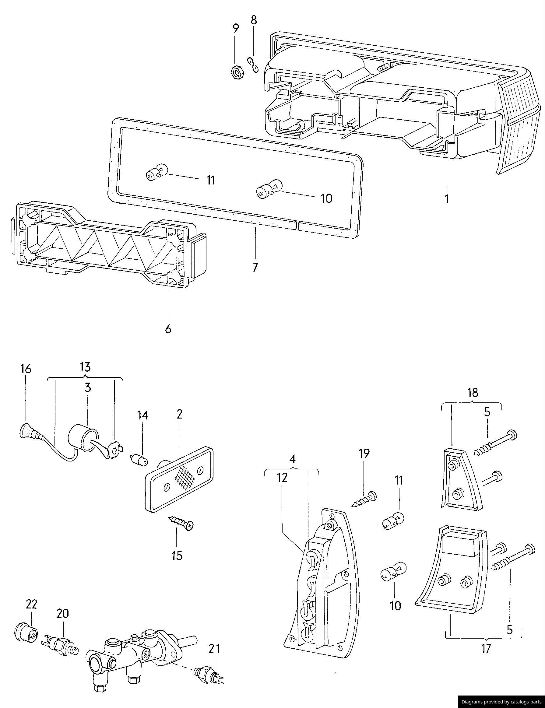 Car part diagram