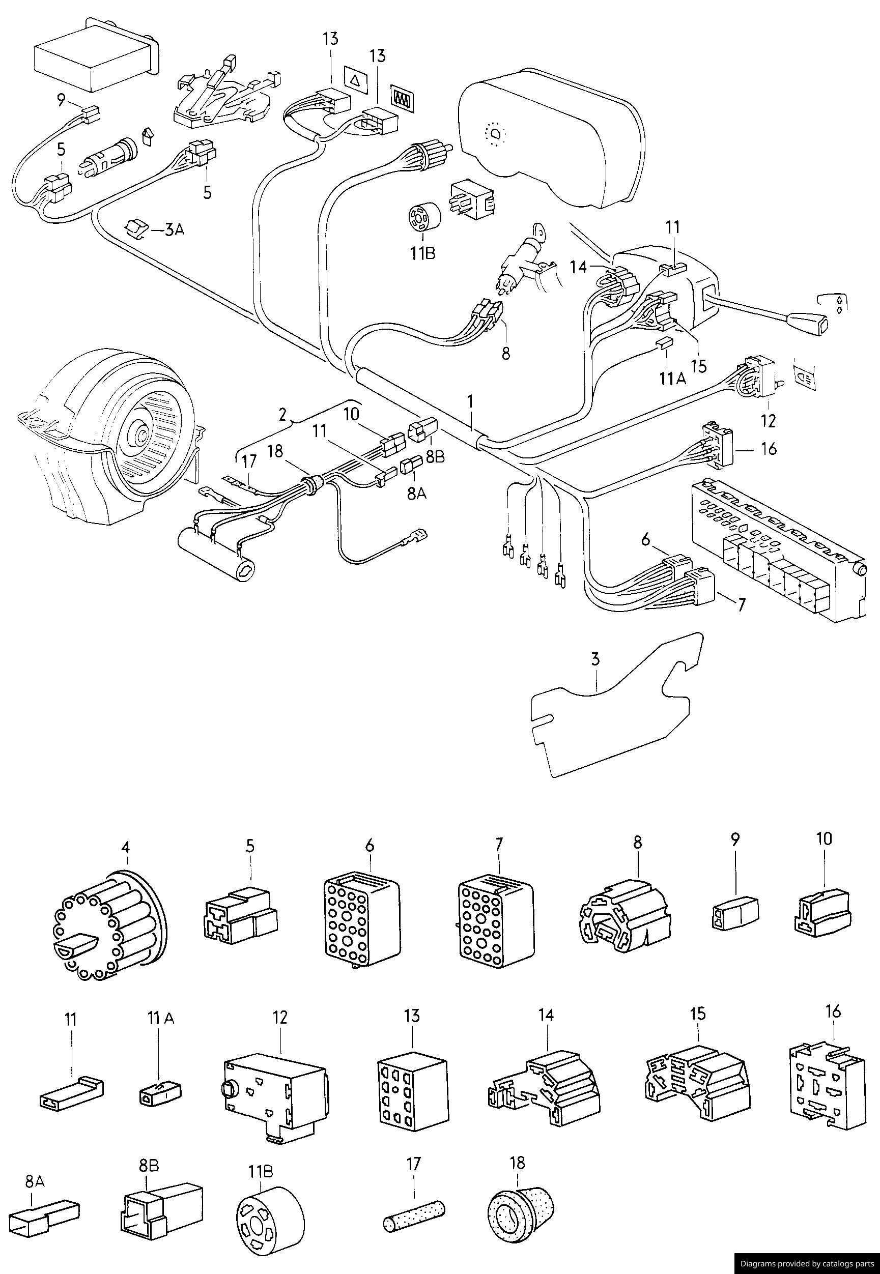Car part diagram