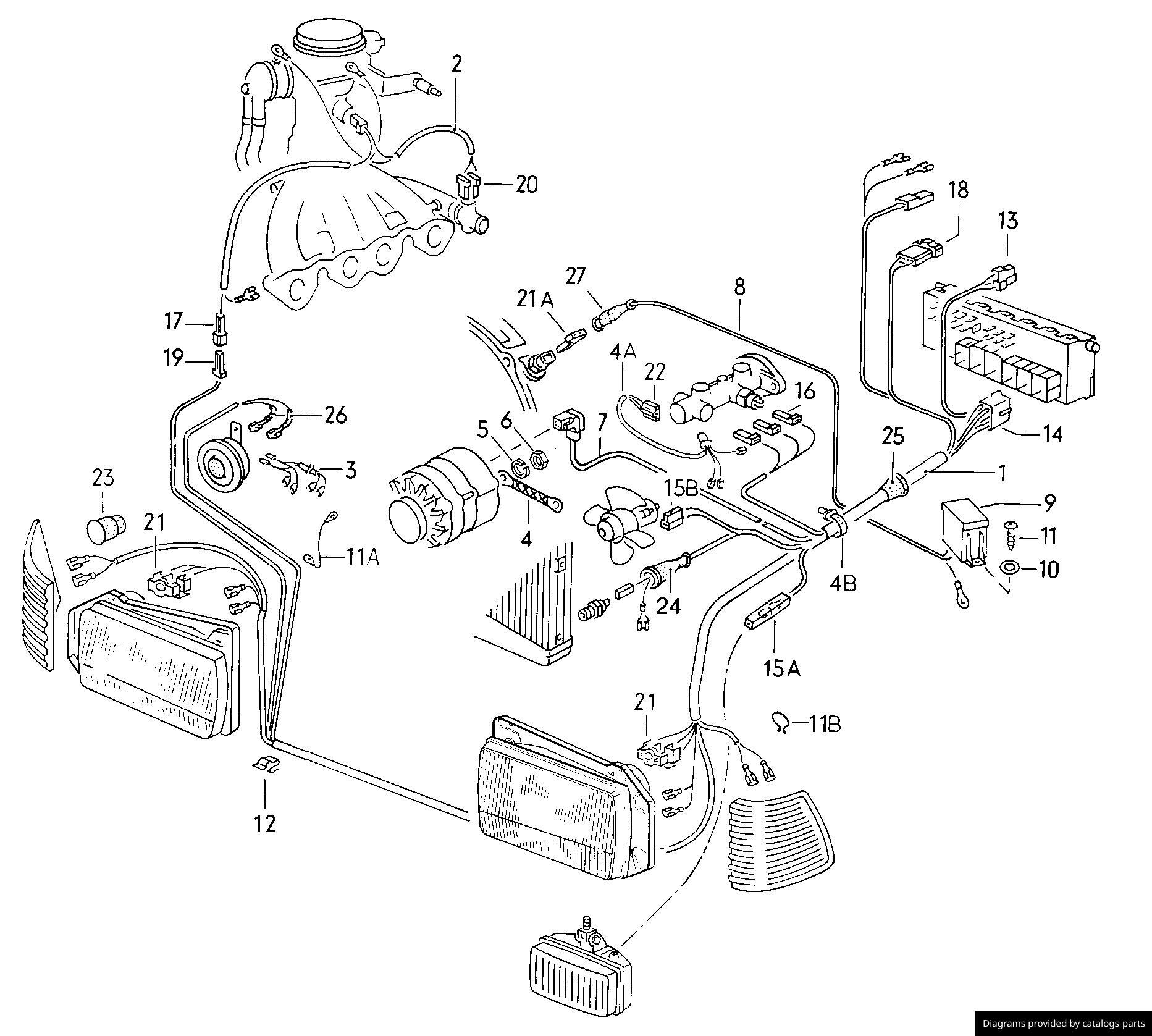 Car part diagram