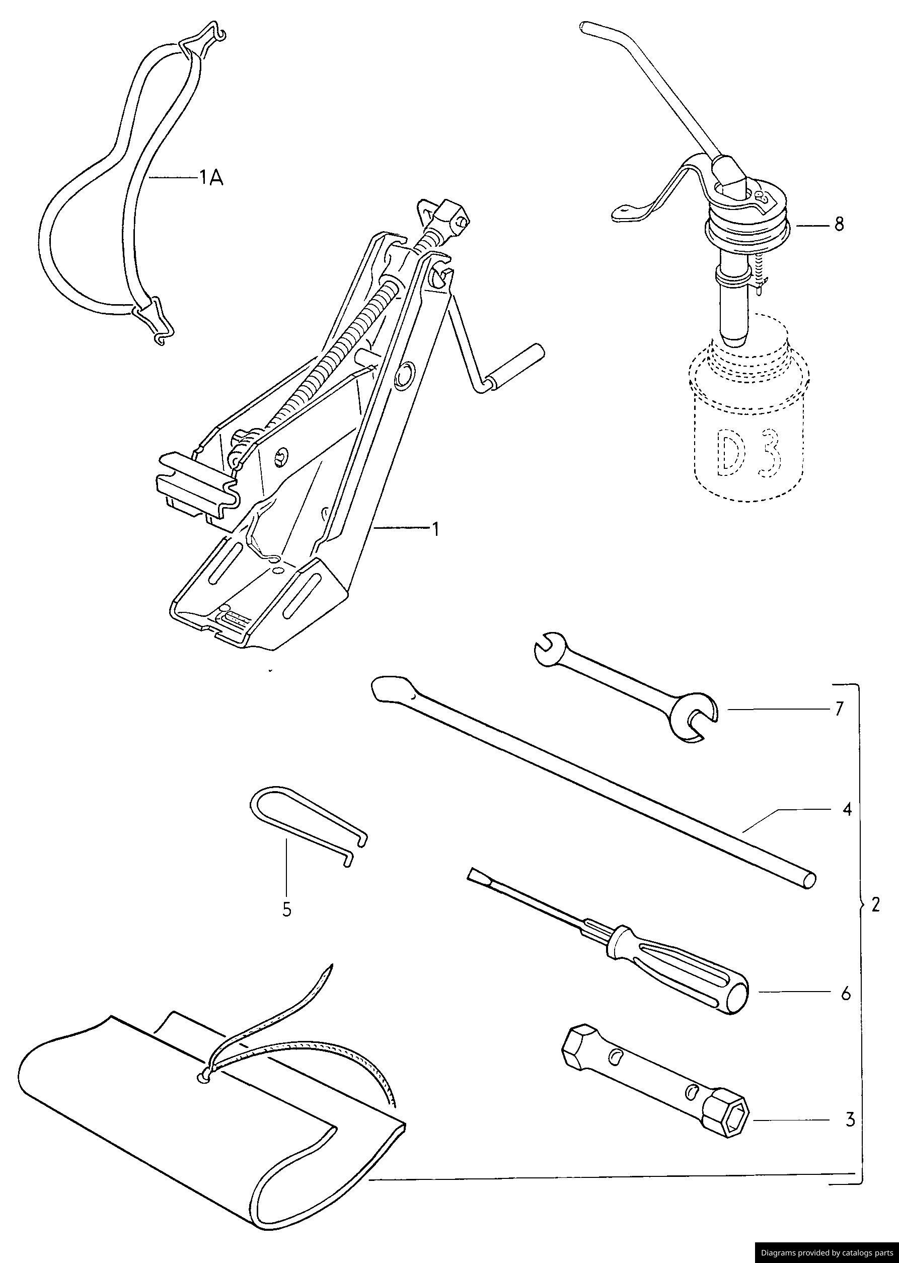 Car part diagram