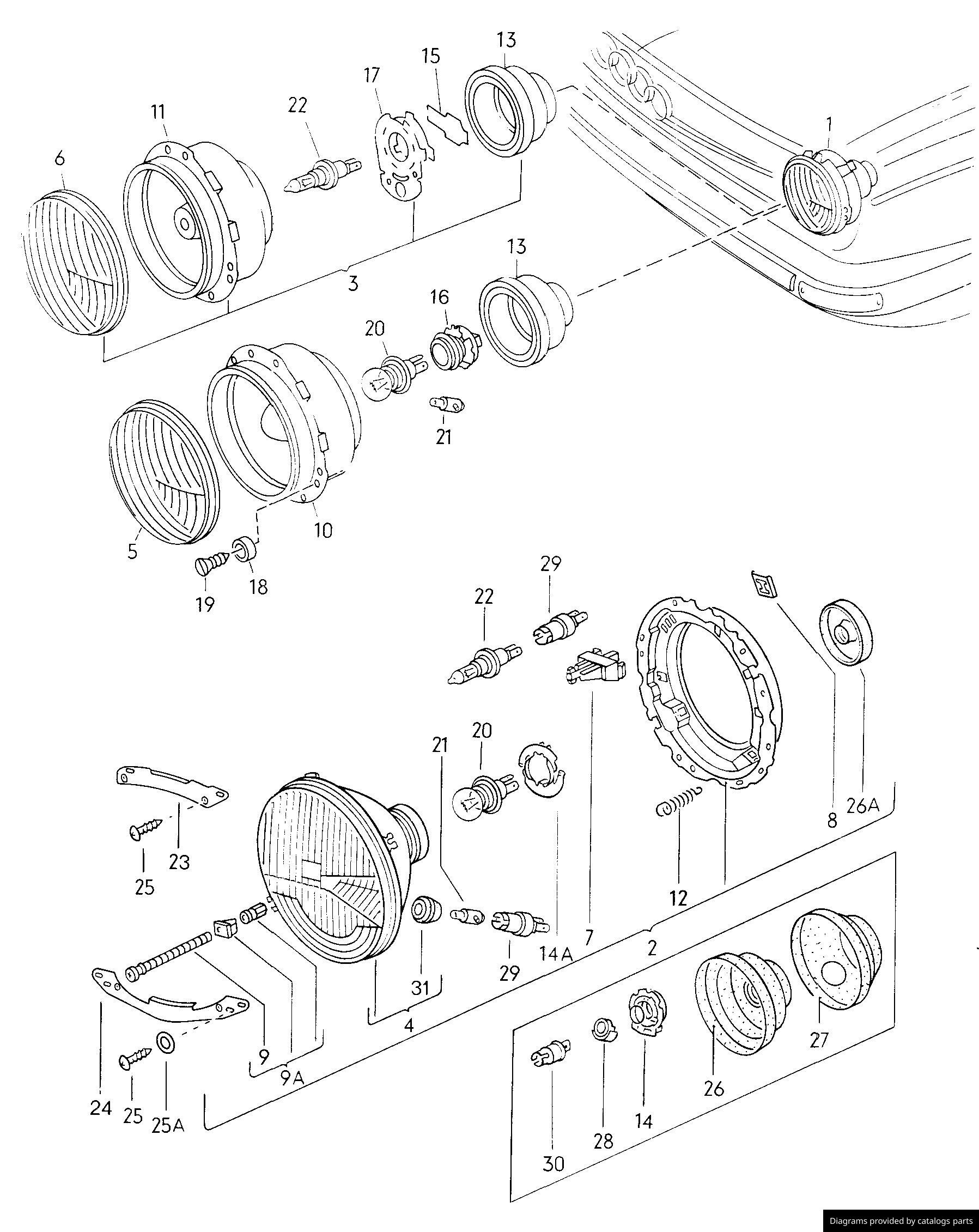 Car part diagram