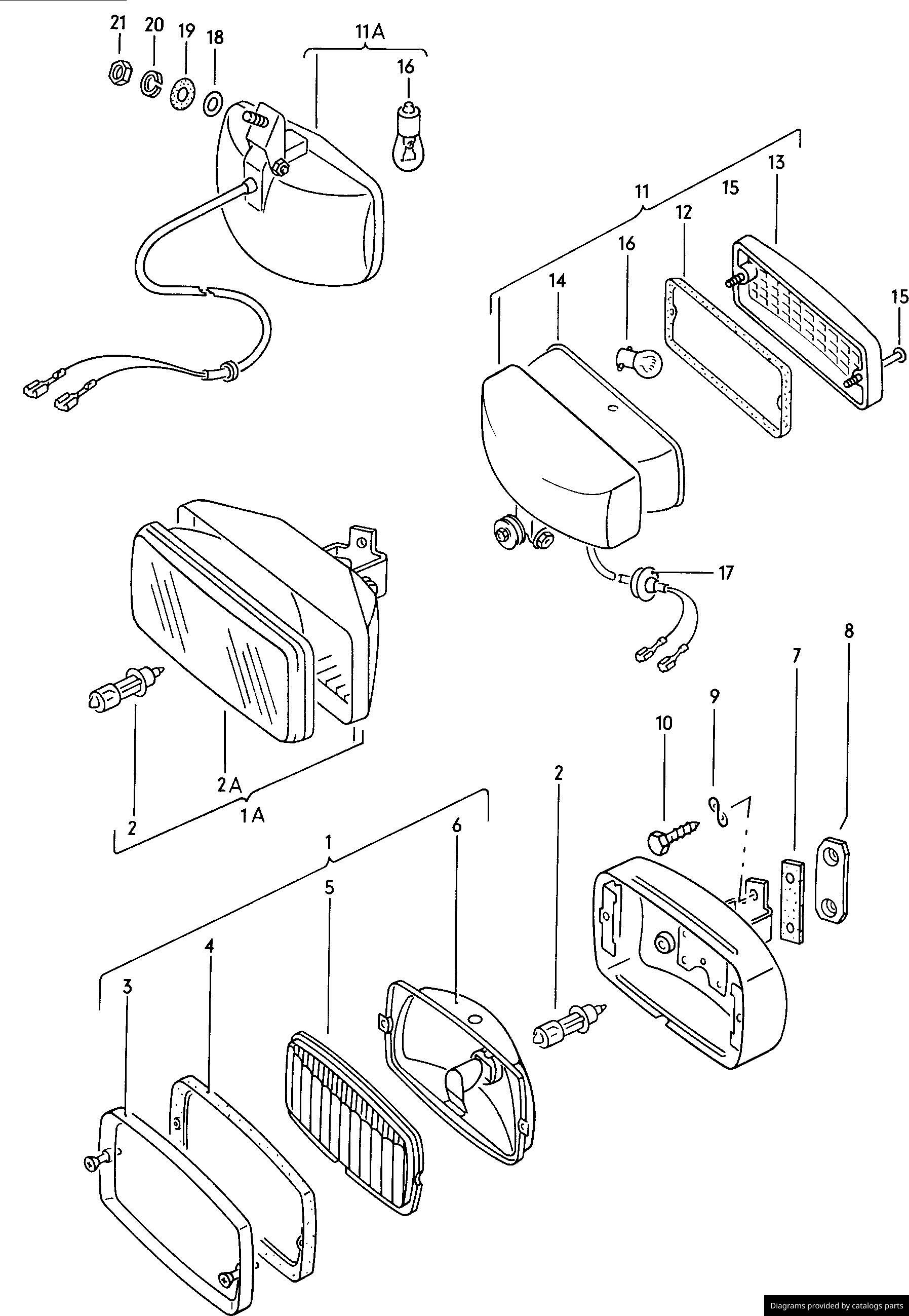 Car part diagram
