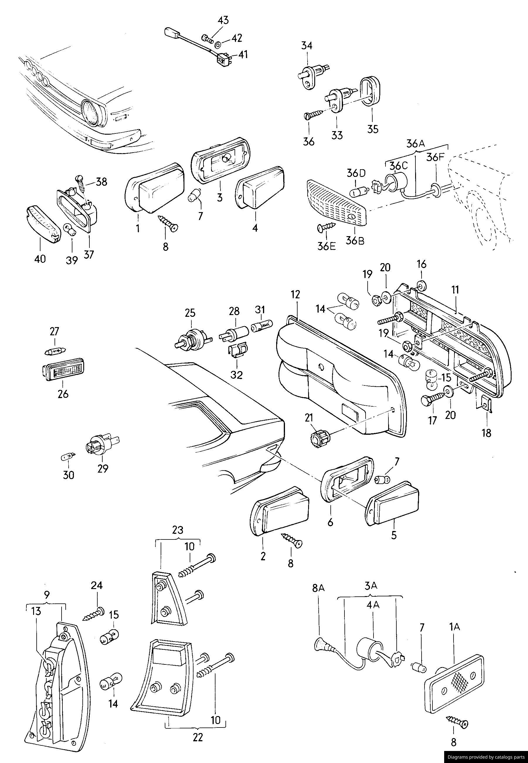 Car part diagram