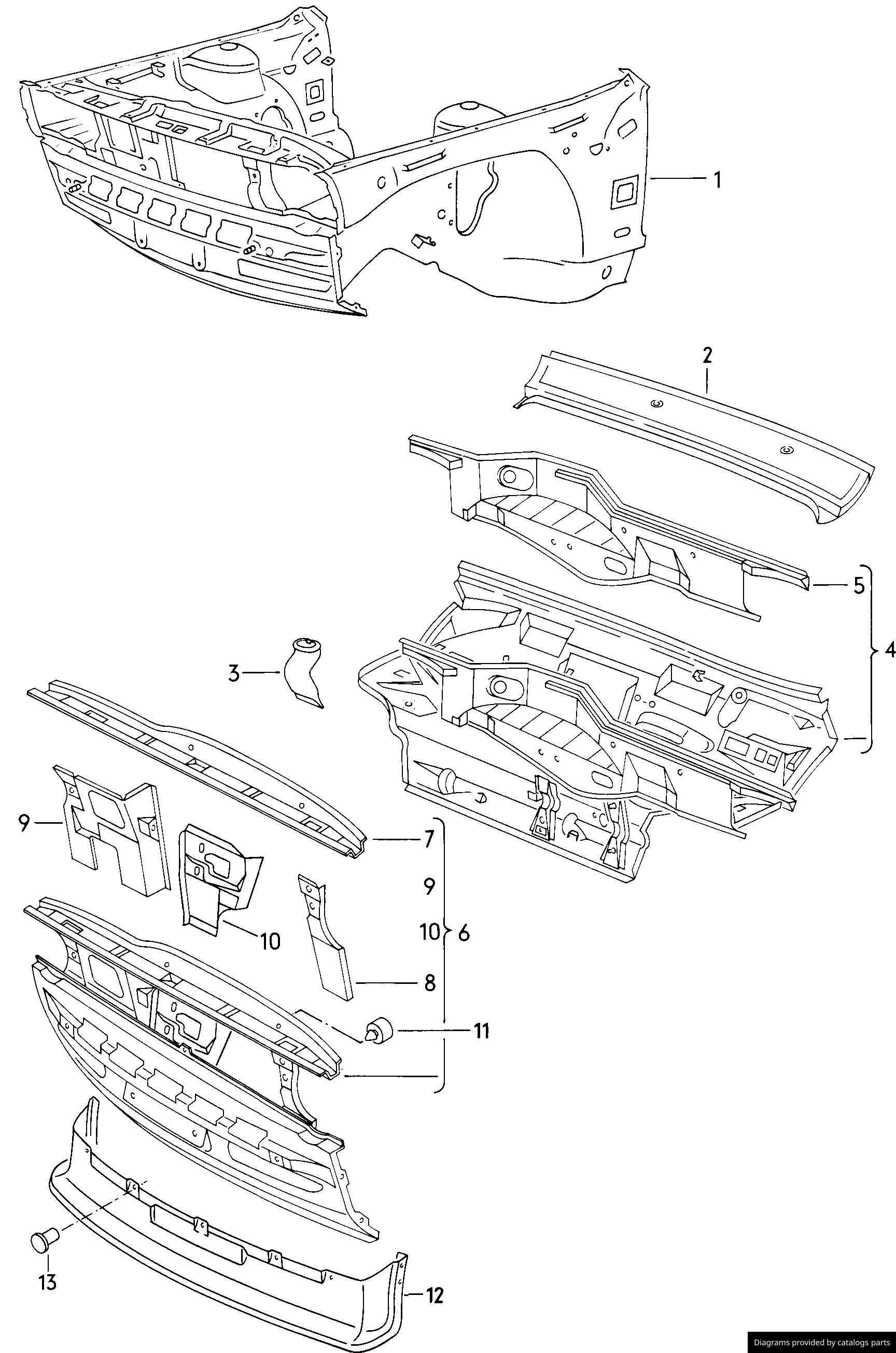 Car part diagram
