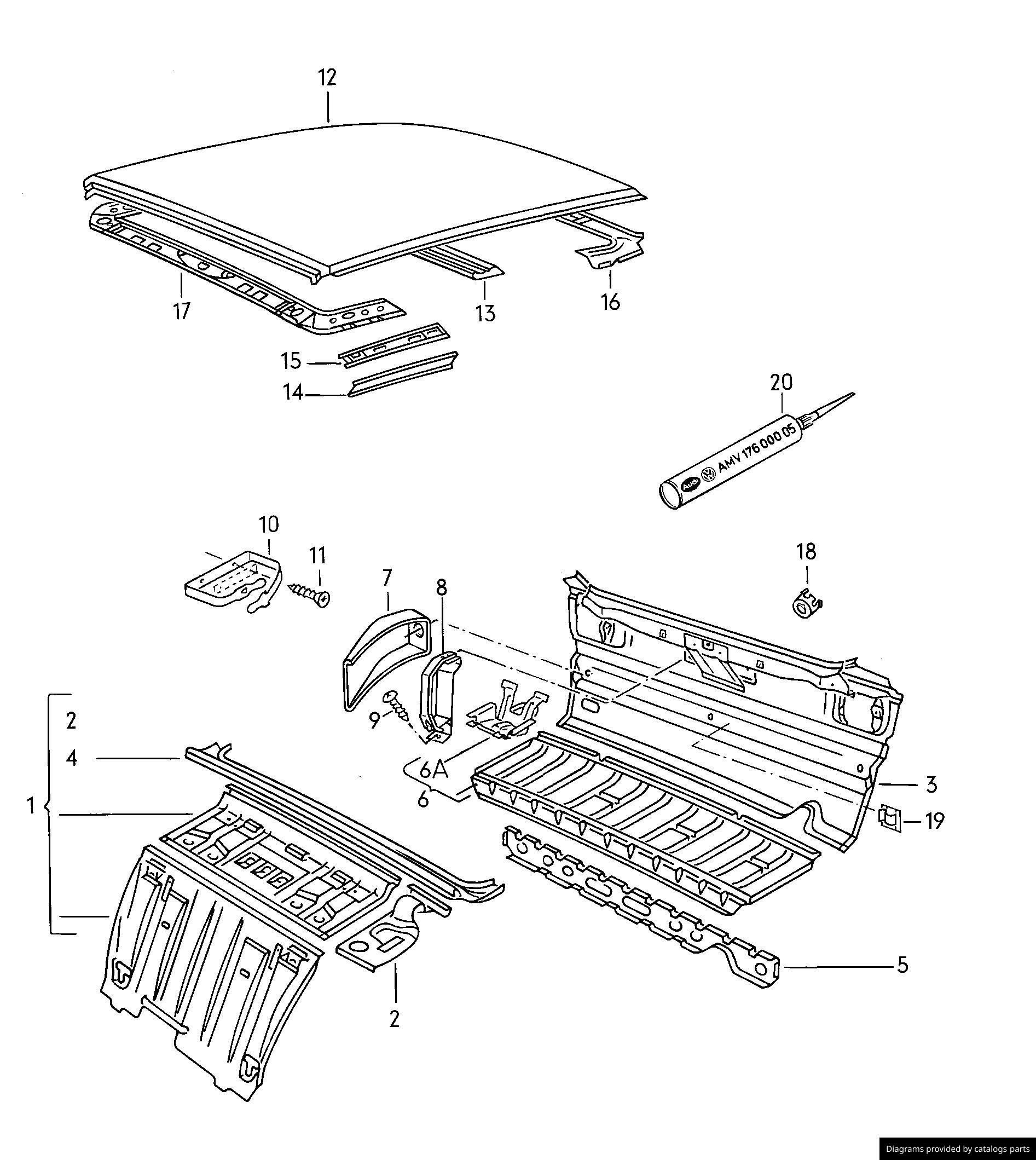 Car part diagram