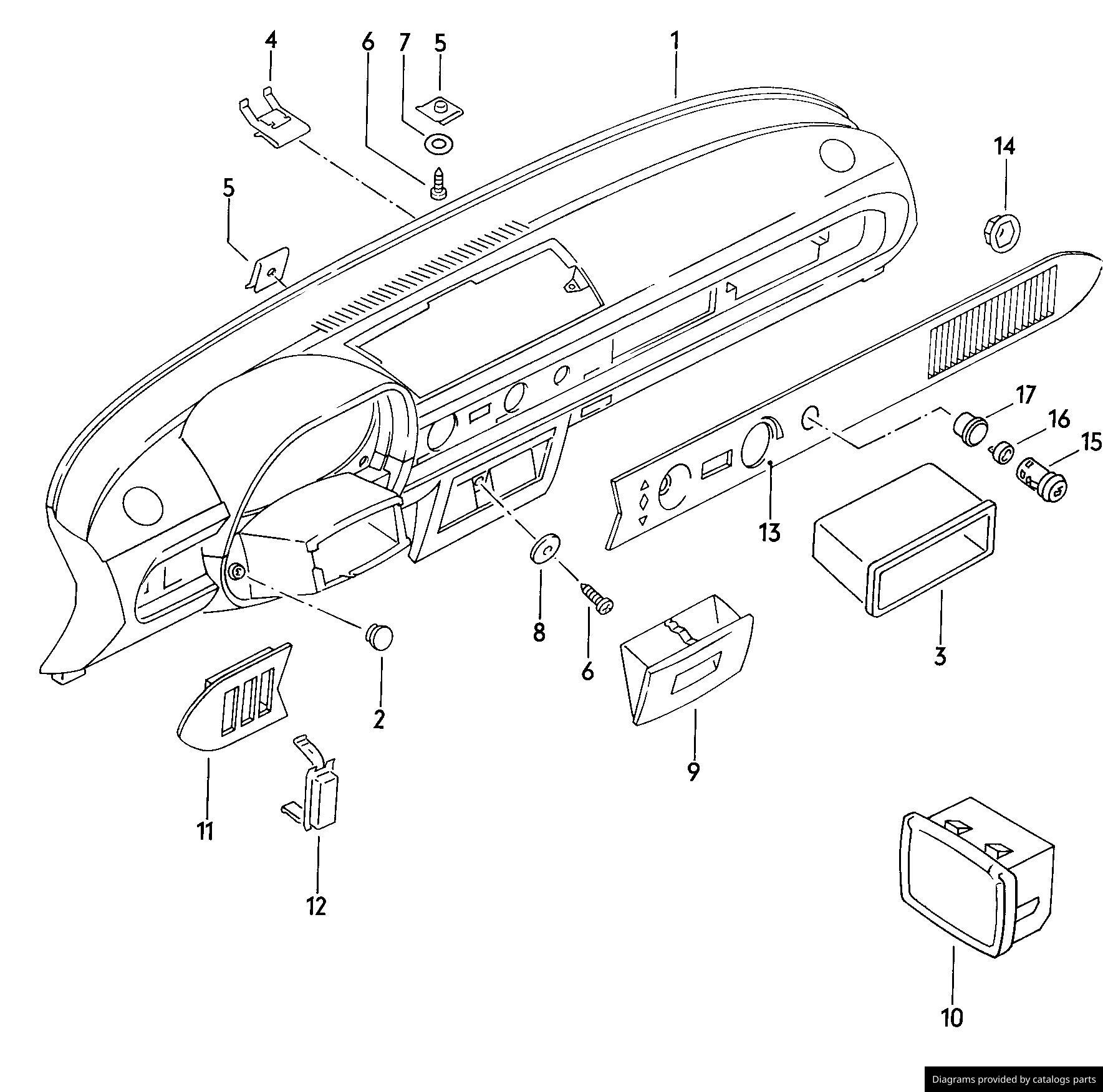 Car part diagram