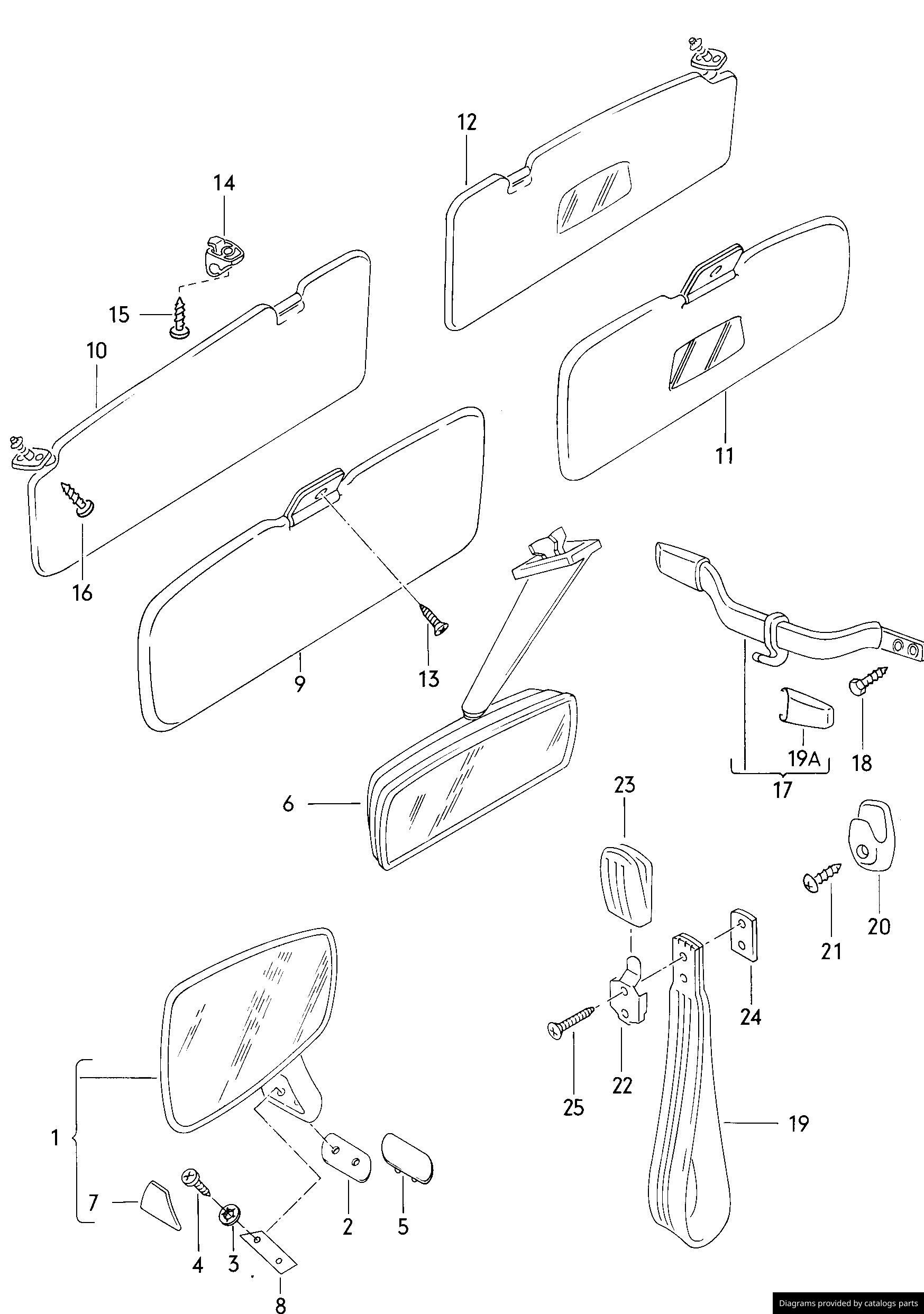 Car part diagram