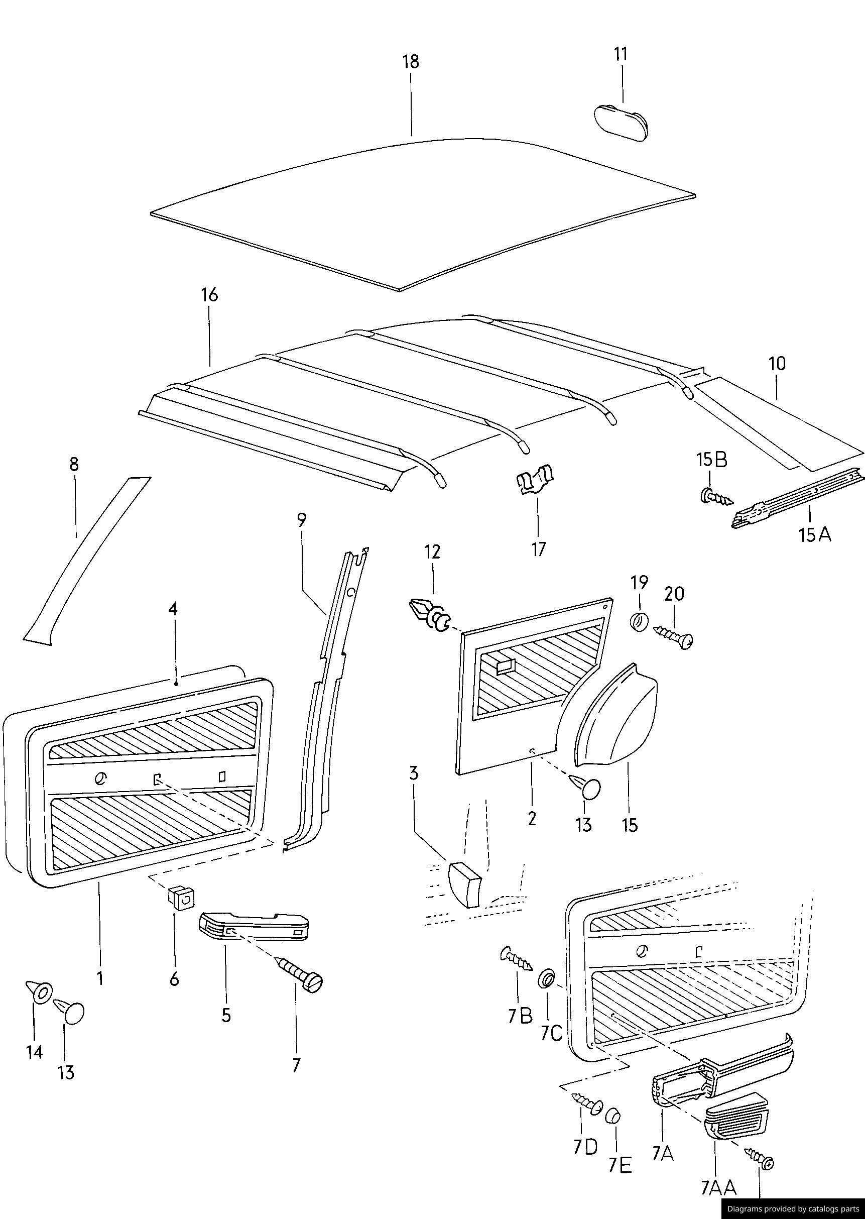 Car part diagram