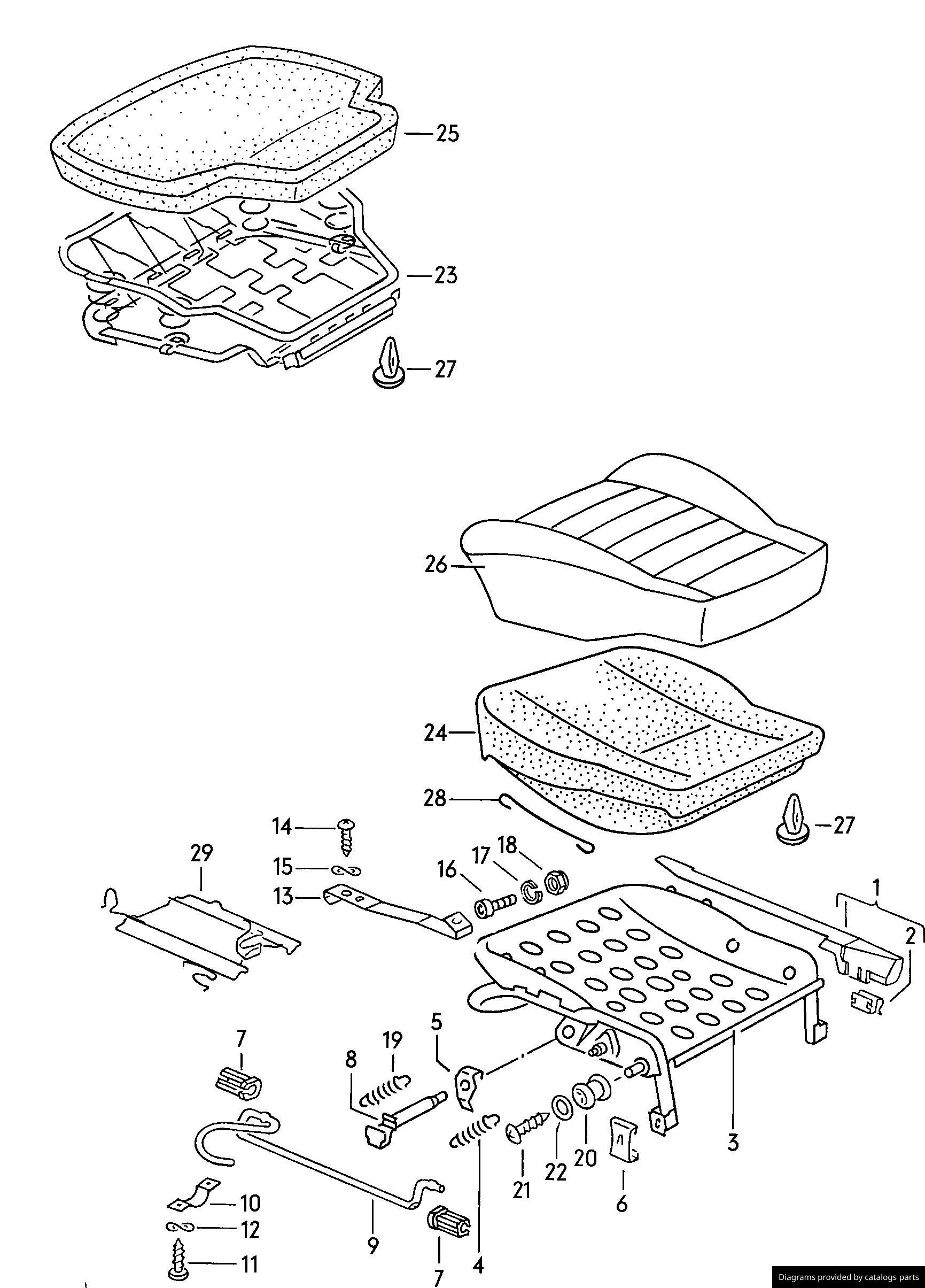Car part diagram