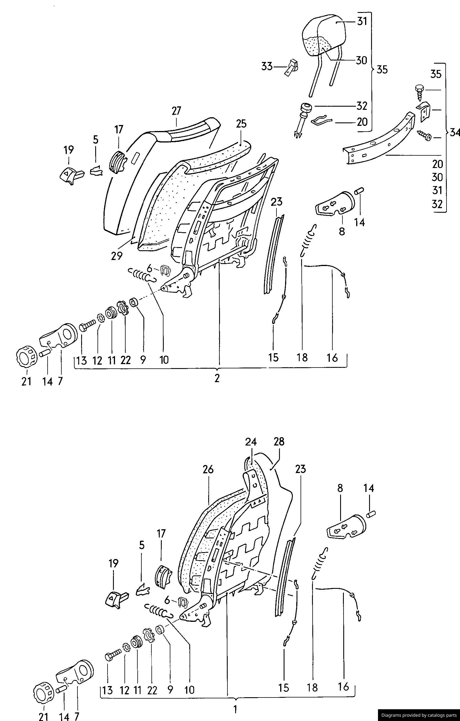 Car part diagram