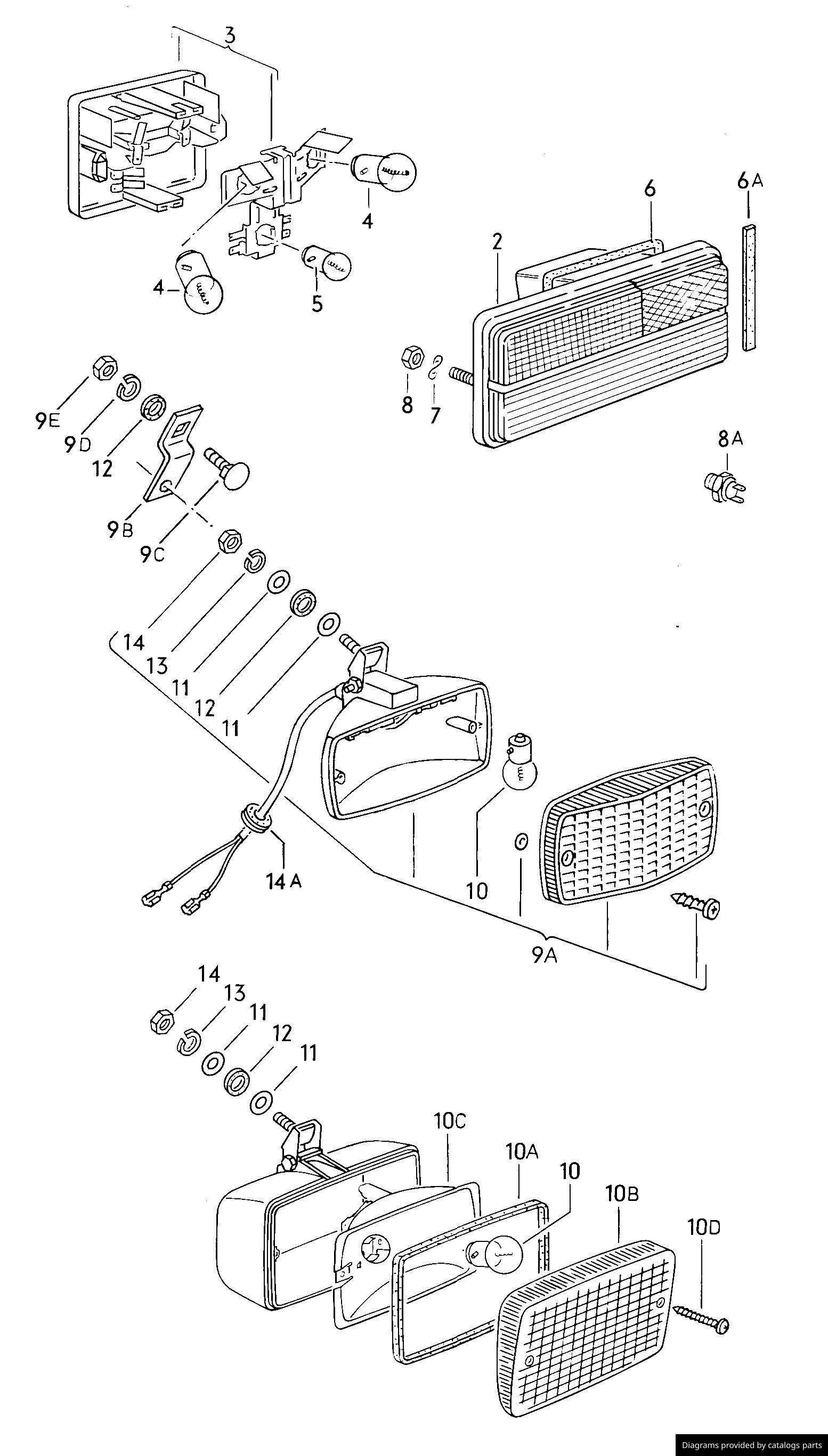 Car part diagram
