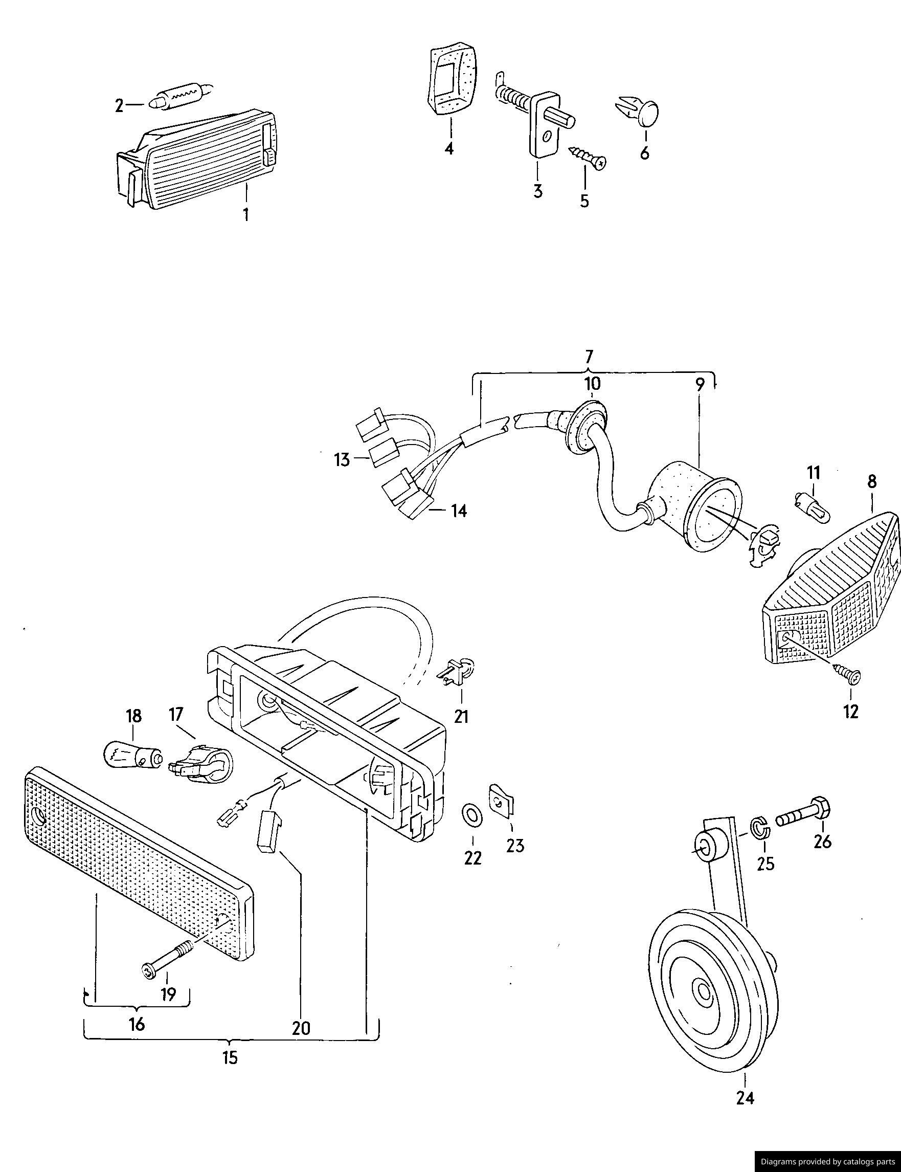 Car part diagram